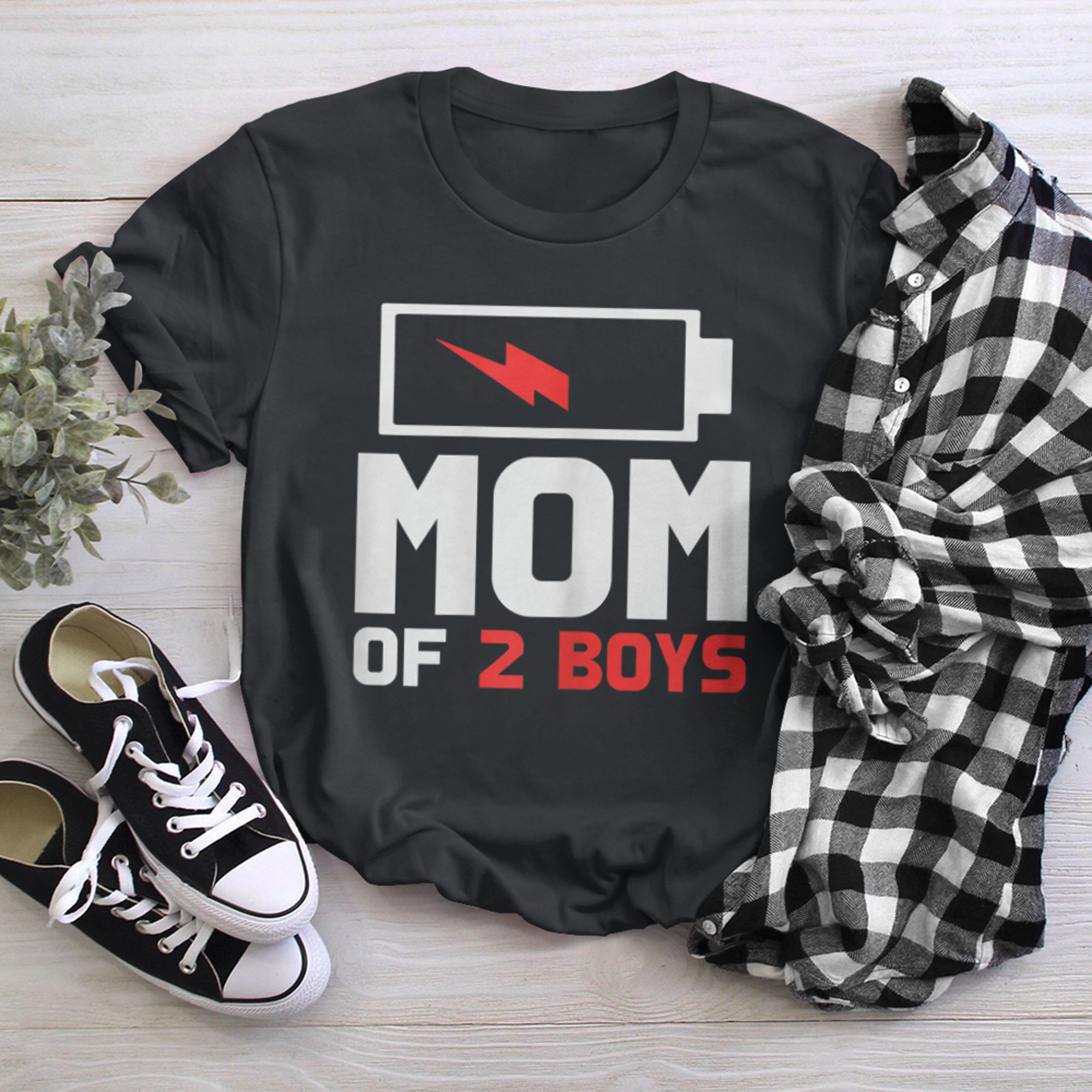 Mom of from Son Mothers Day Birthday (2) t-shirt black