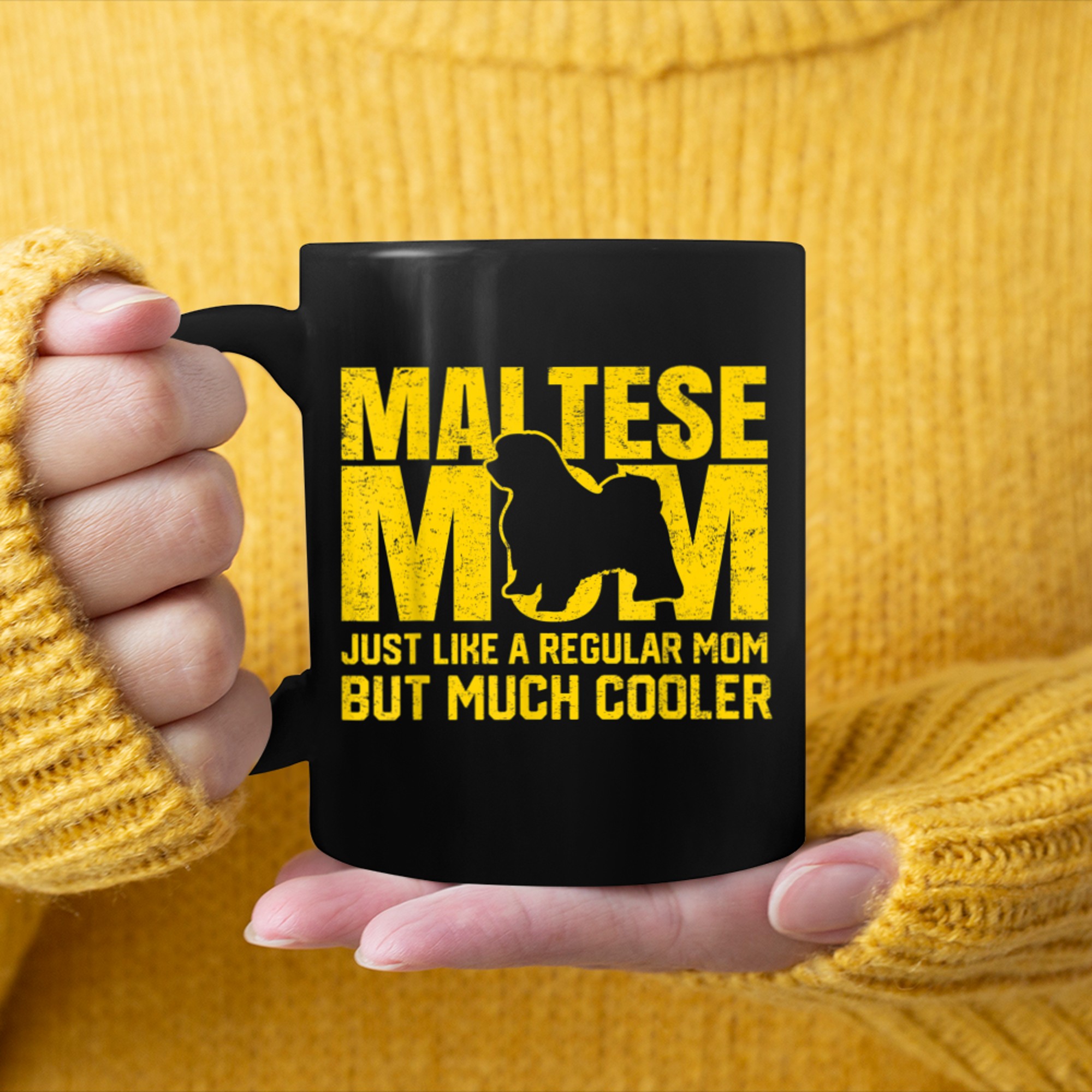 Best Maltese Mom Ever Maltese Dog Lover Mother Owner Gifts_1 mug black