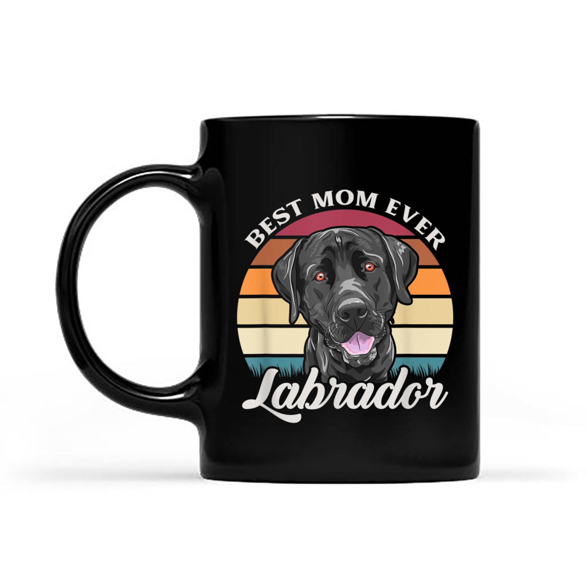 Best Mom Ever Black Labrador Dog Owner Gift mug black