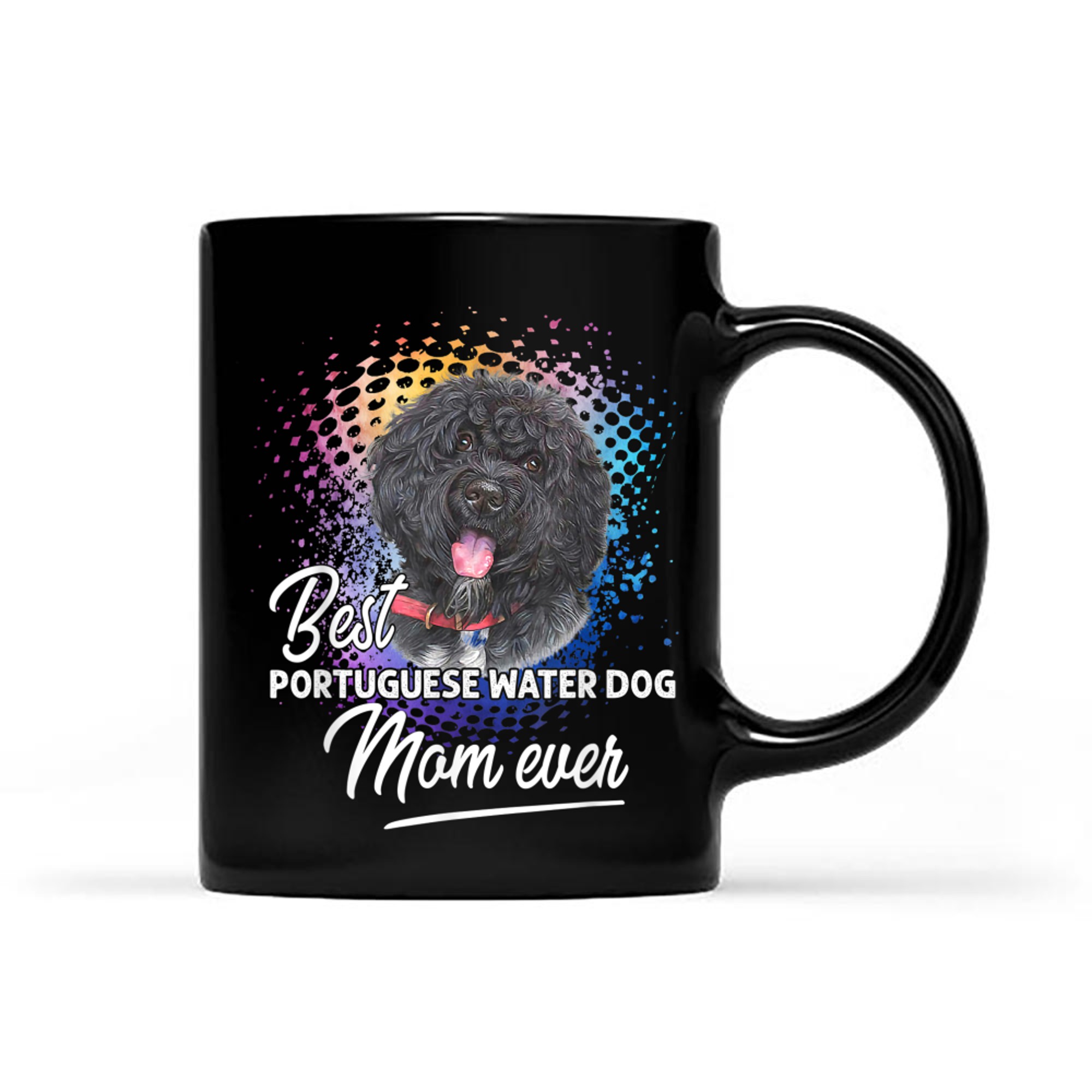 Best Portuguese Water Dog Mom Ever Mother's Day Gift mug black