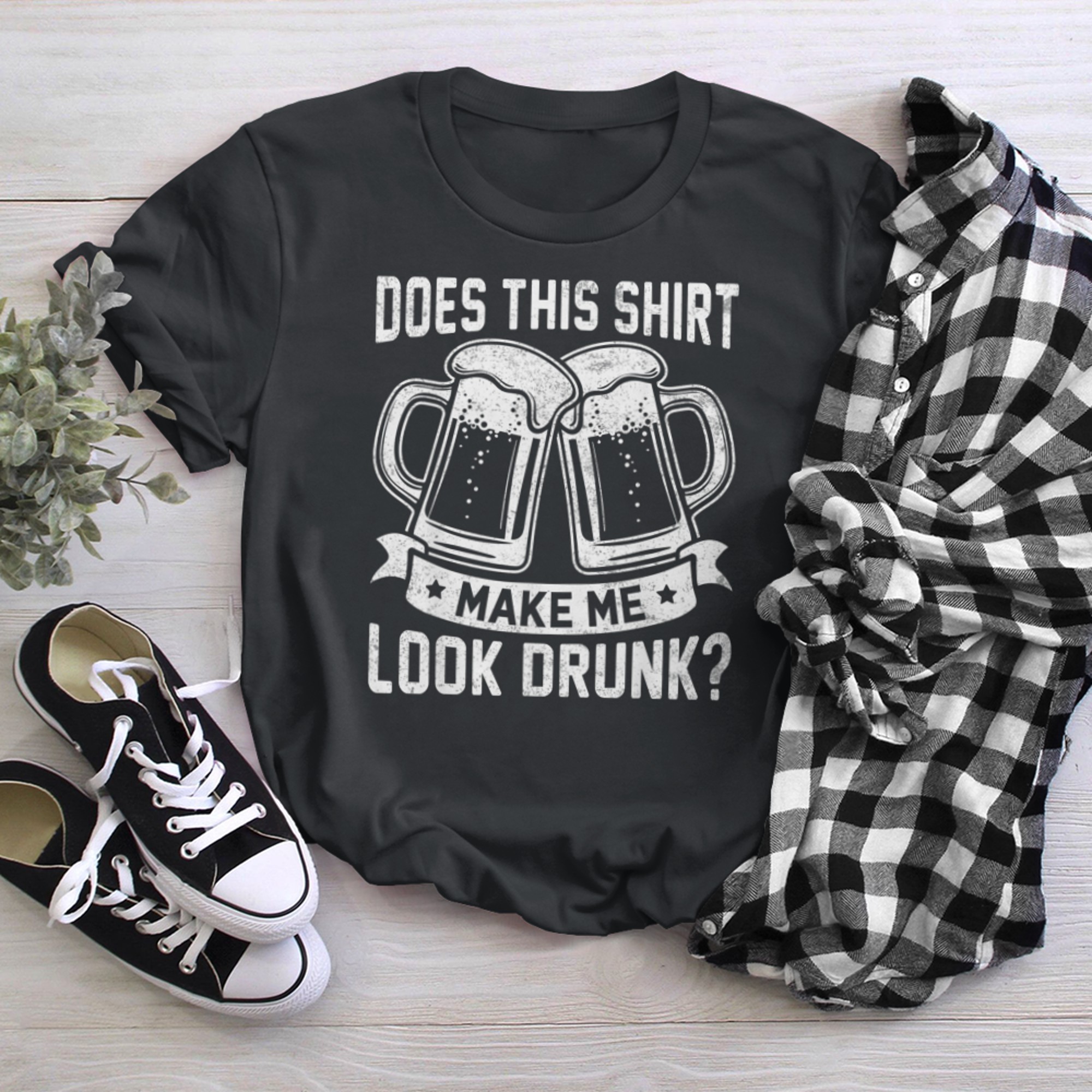 Funny Pun Sarcastic You Look Like I Need A Drink Beer Lovers (1) t-shirt black