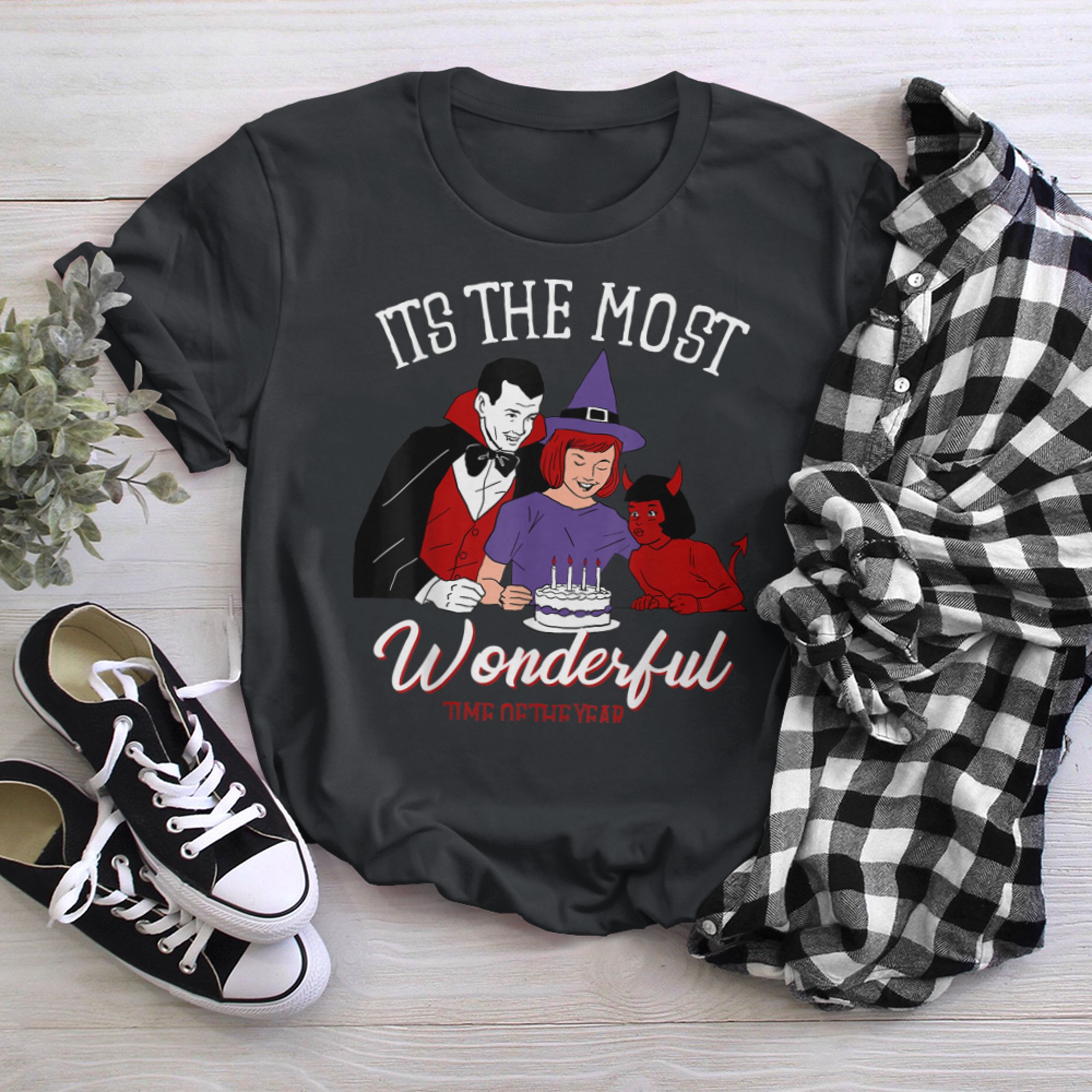 Halloween It's The Most Wonderful Time Of The Year Kids (1) t-shirt black