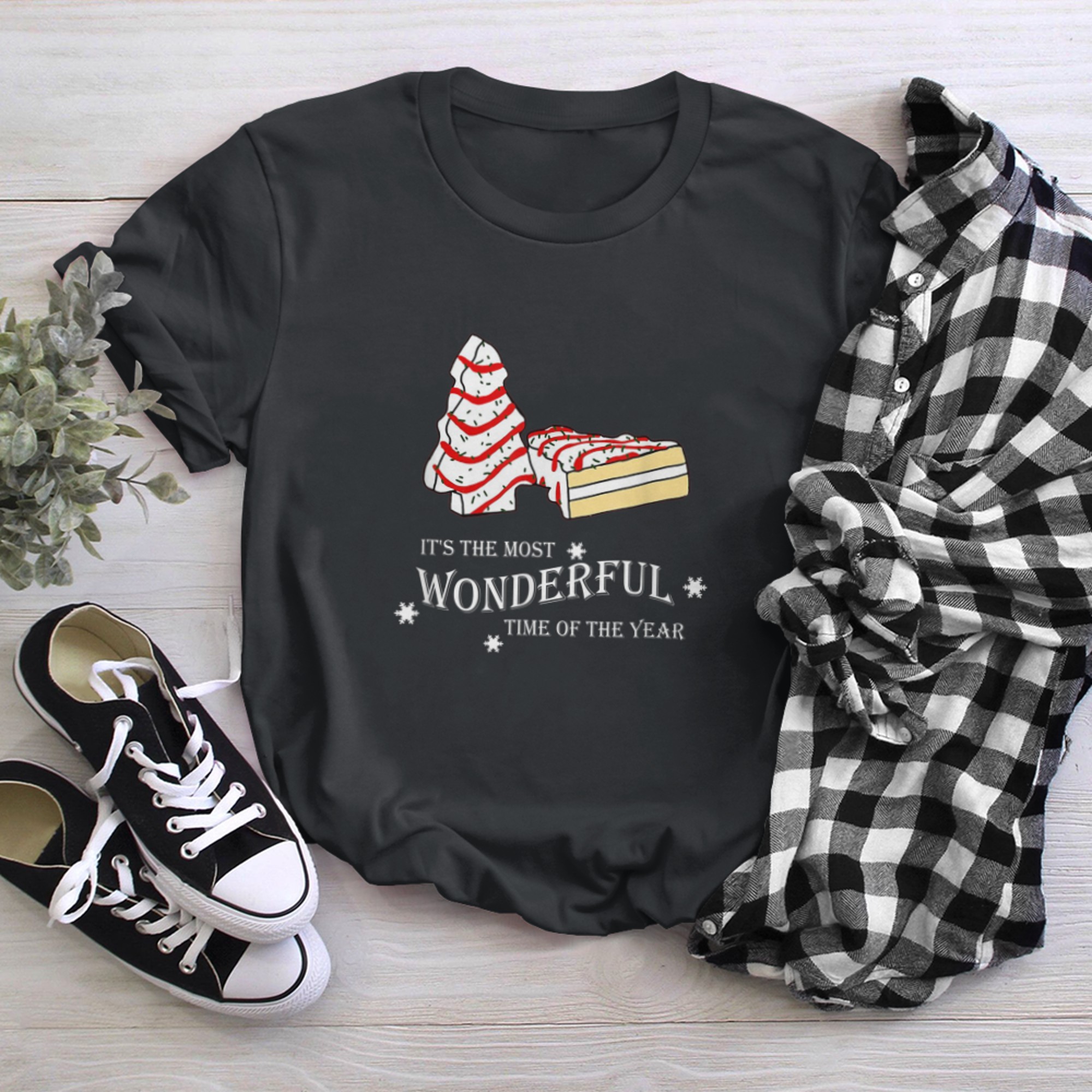 It's The Most Wonderful Time Of The Year Cake t-shirt black