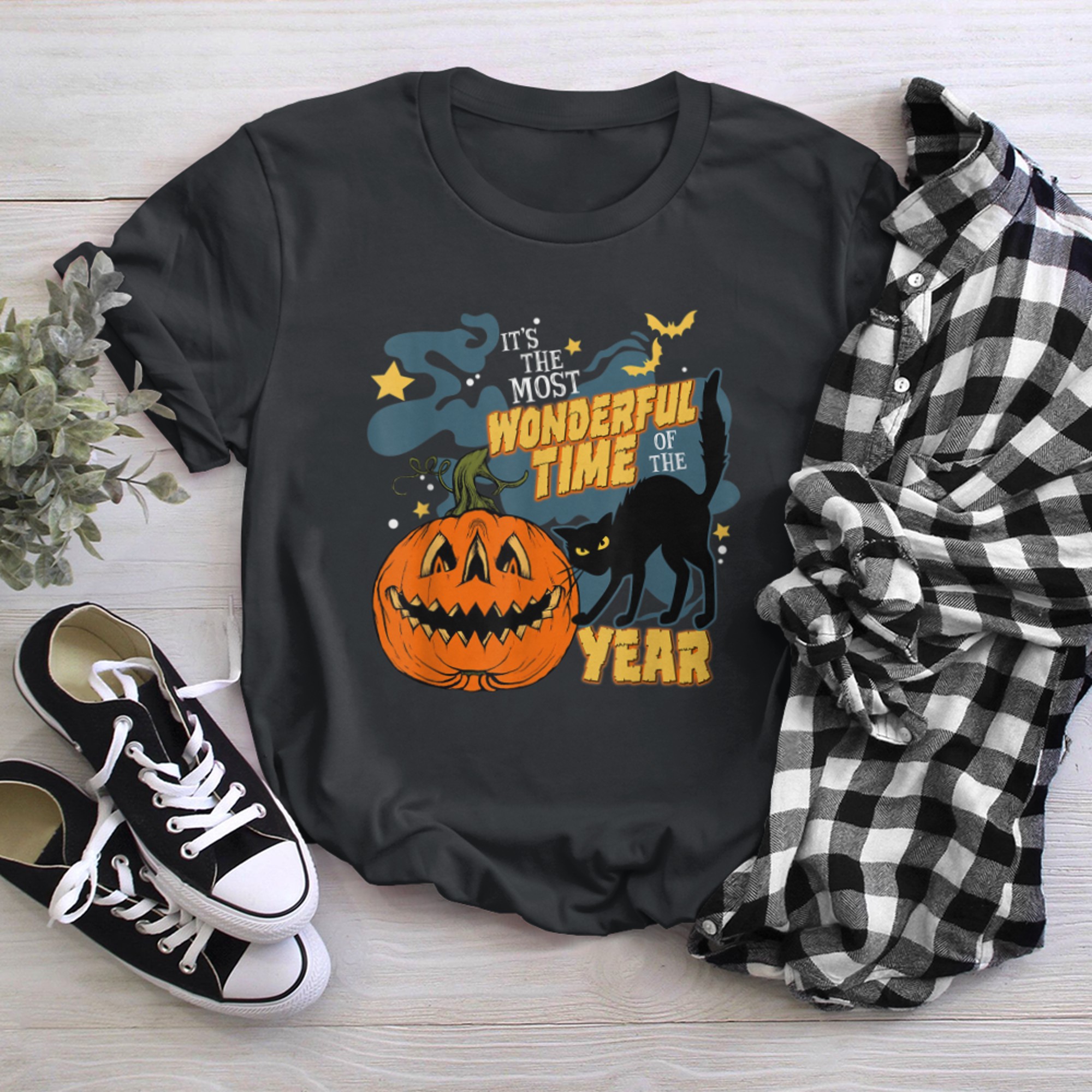 It's the Most Wonderful Time of the Year Halloween Tee (3) t-shirt black