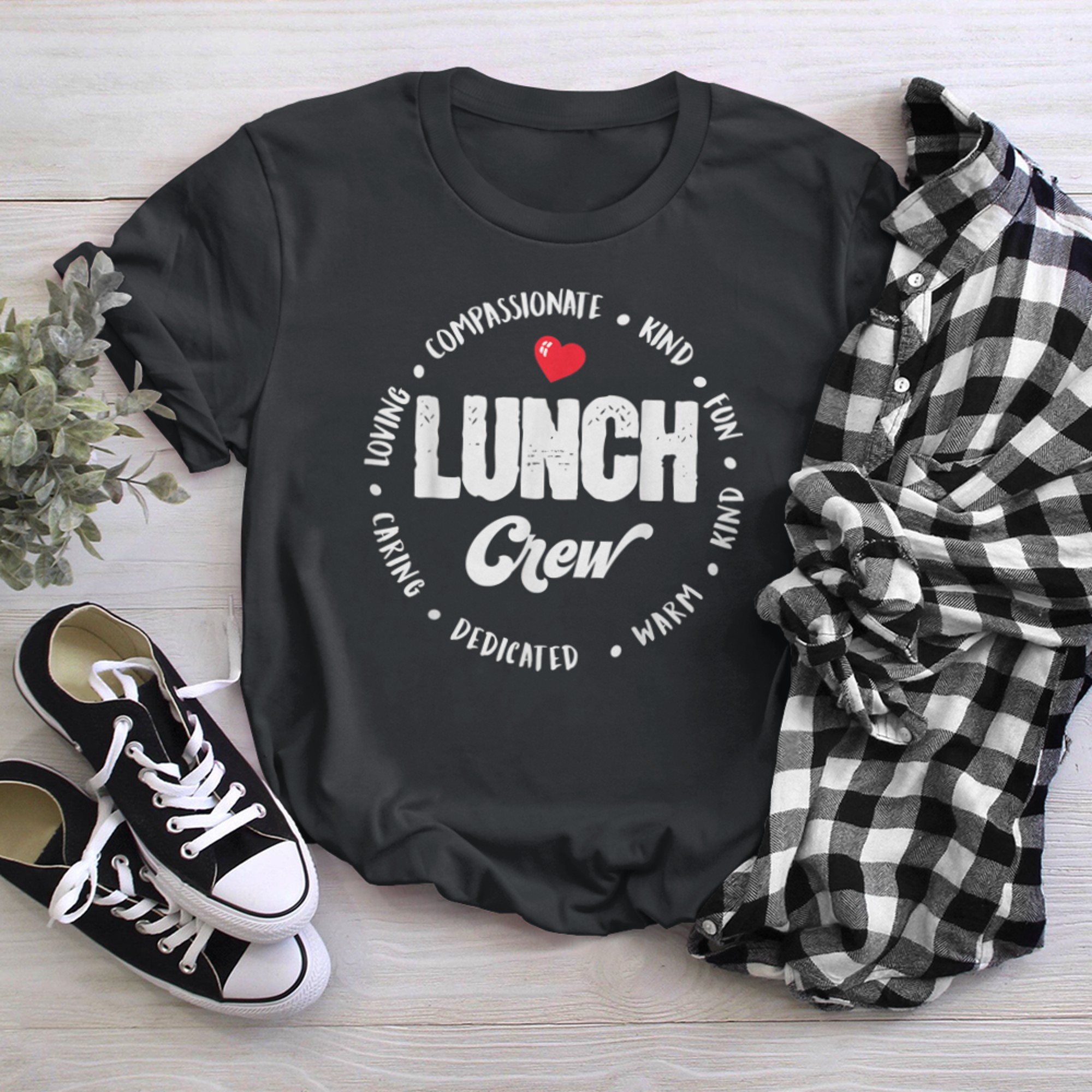 Lunch Crew Group Matching School Cafeteria Squad Spirit Day (18) t-shirt black