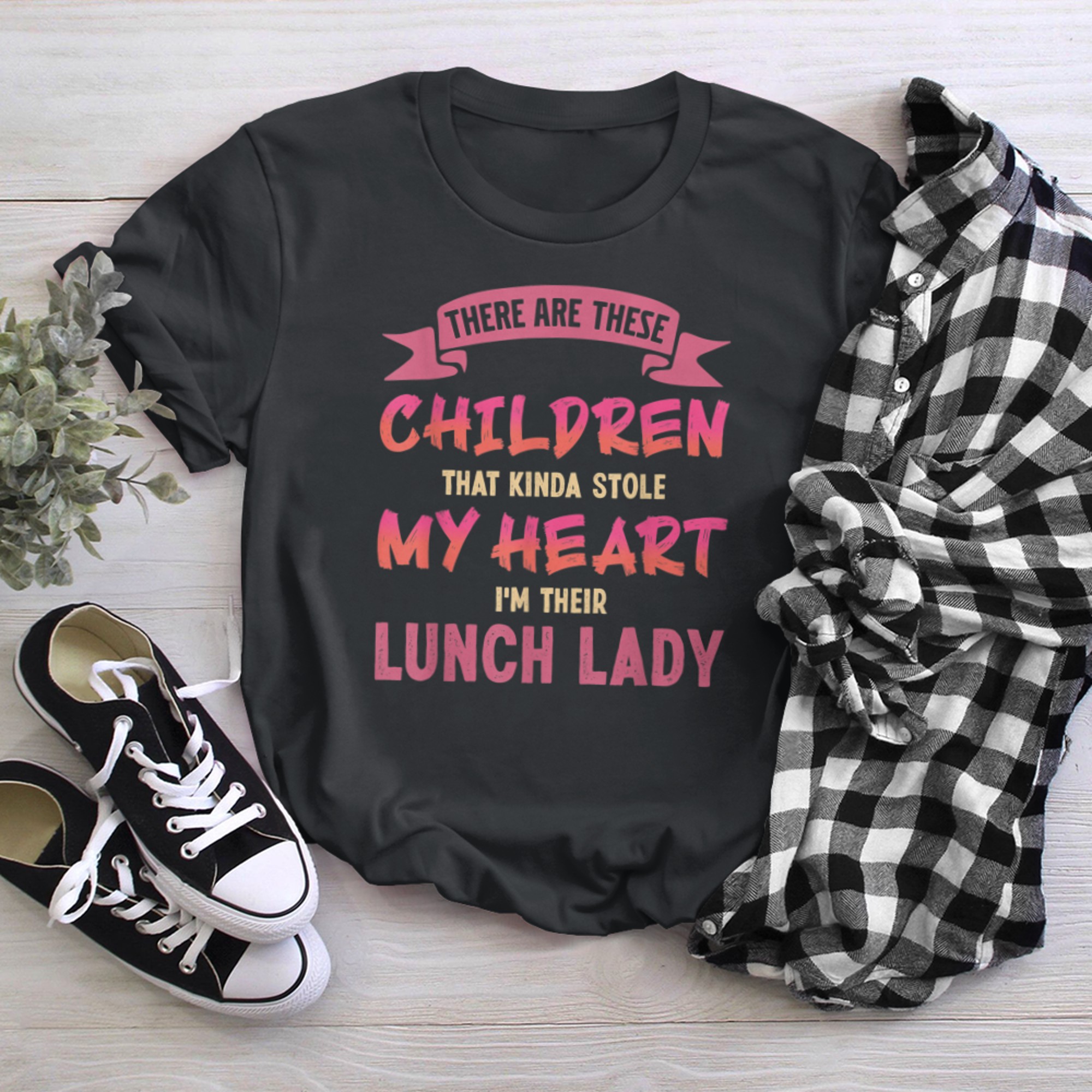 Lunch Lady Crew School Staff Food Service Cafeteria Kitchen t-shirt black