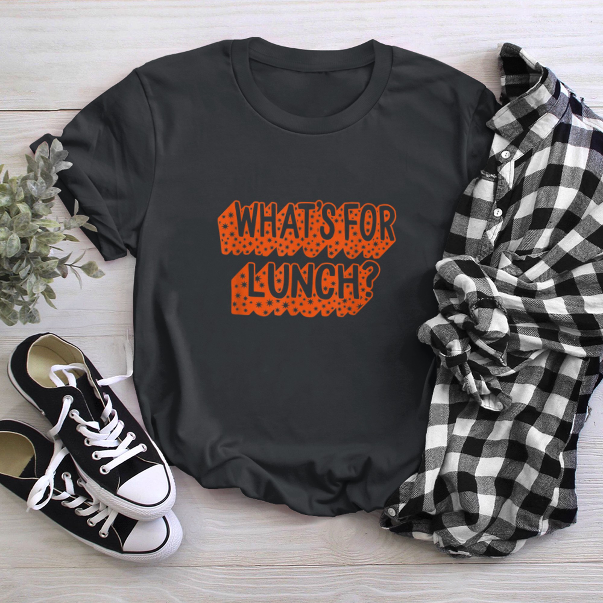 Lunch Lady Life What's For Lunch Crew Cafeteria Worker Women (4) t-shirt black