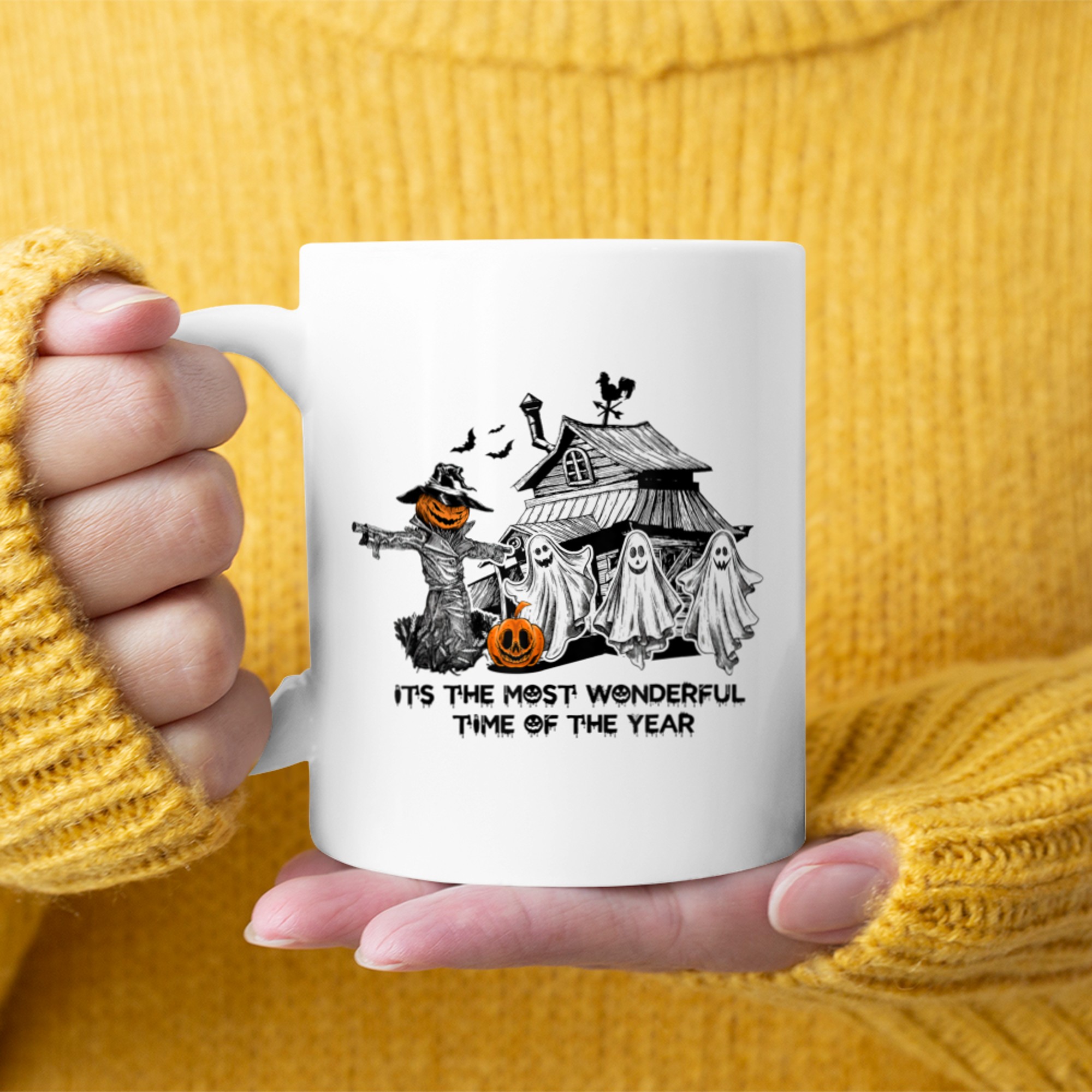 Halloween - It's The Most Wonderful Time of The Year mug white