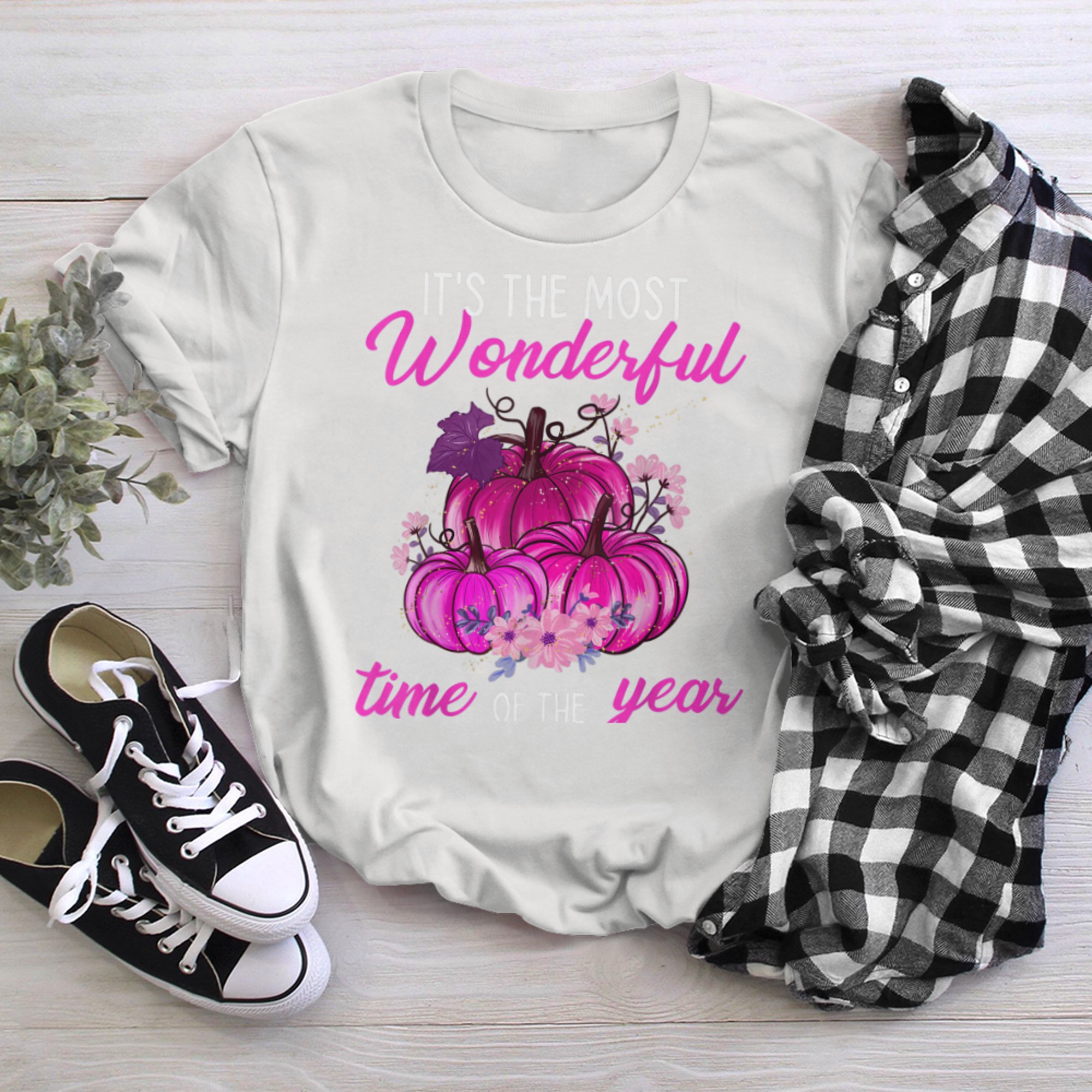 Halloween It's The Most Wonderful Time Of The Year Pumpkin (1) t-shirt White