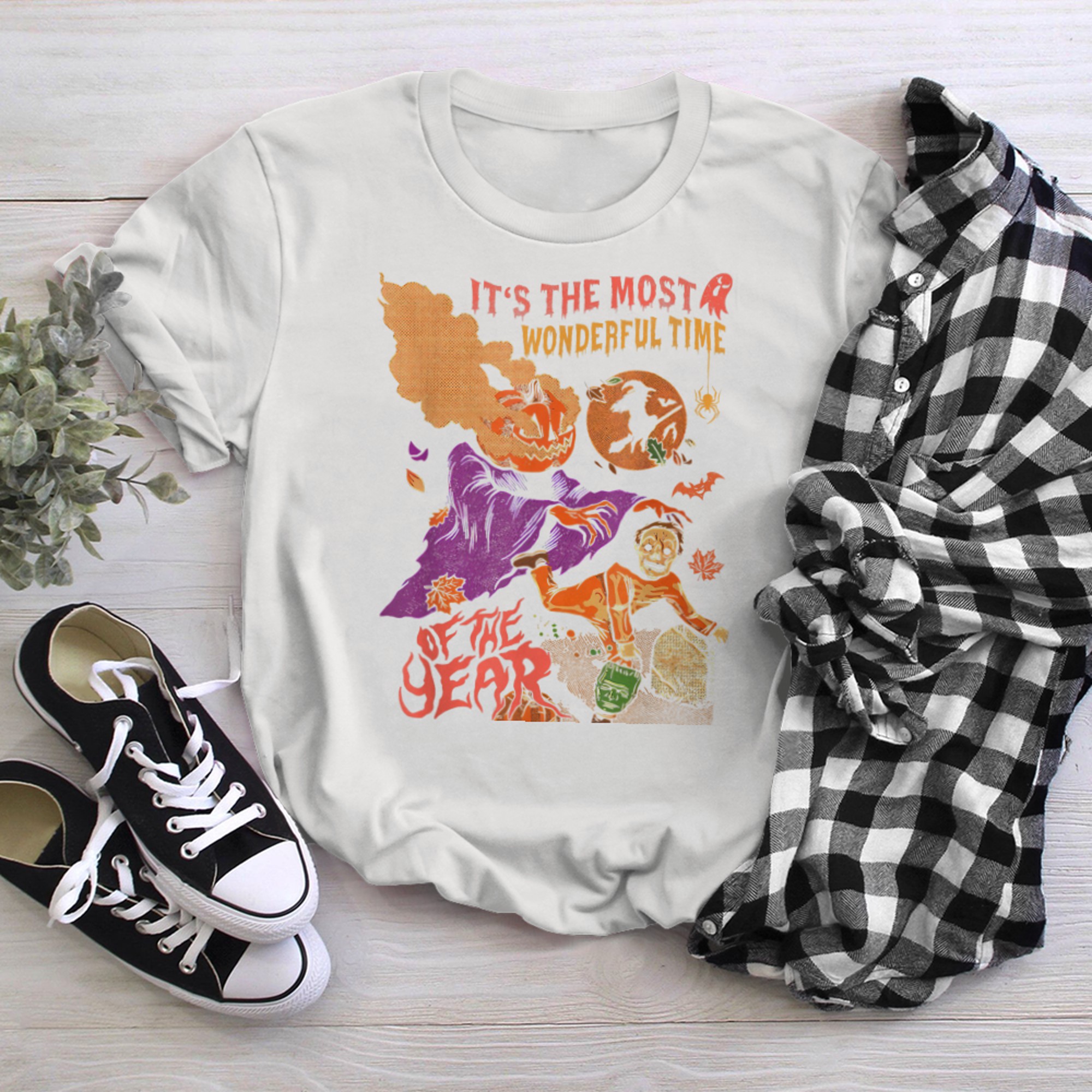 Halloween the Most Wonderful Time of the Year Costume t-shirt White