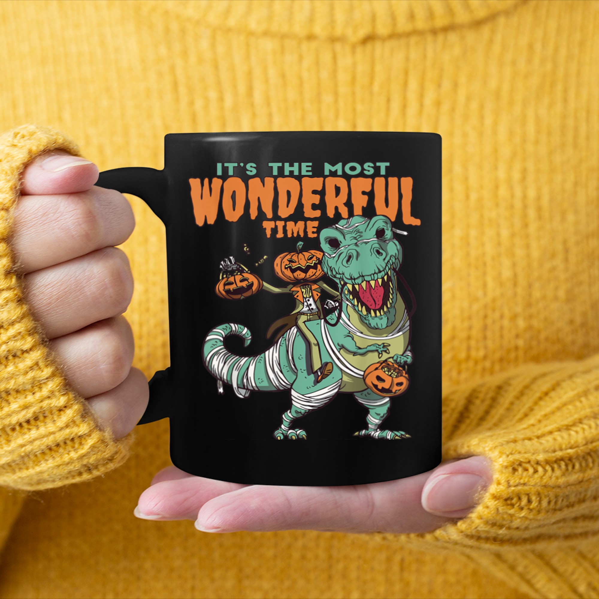 It's The Most Wonderful Time of the Year - Funny Halloween (4) mug black