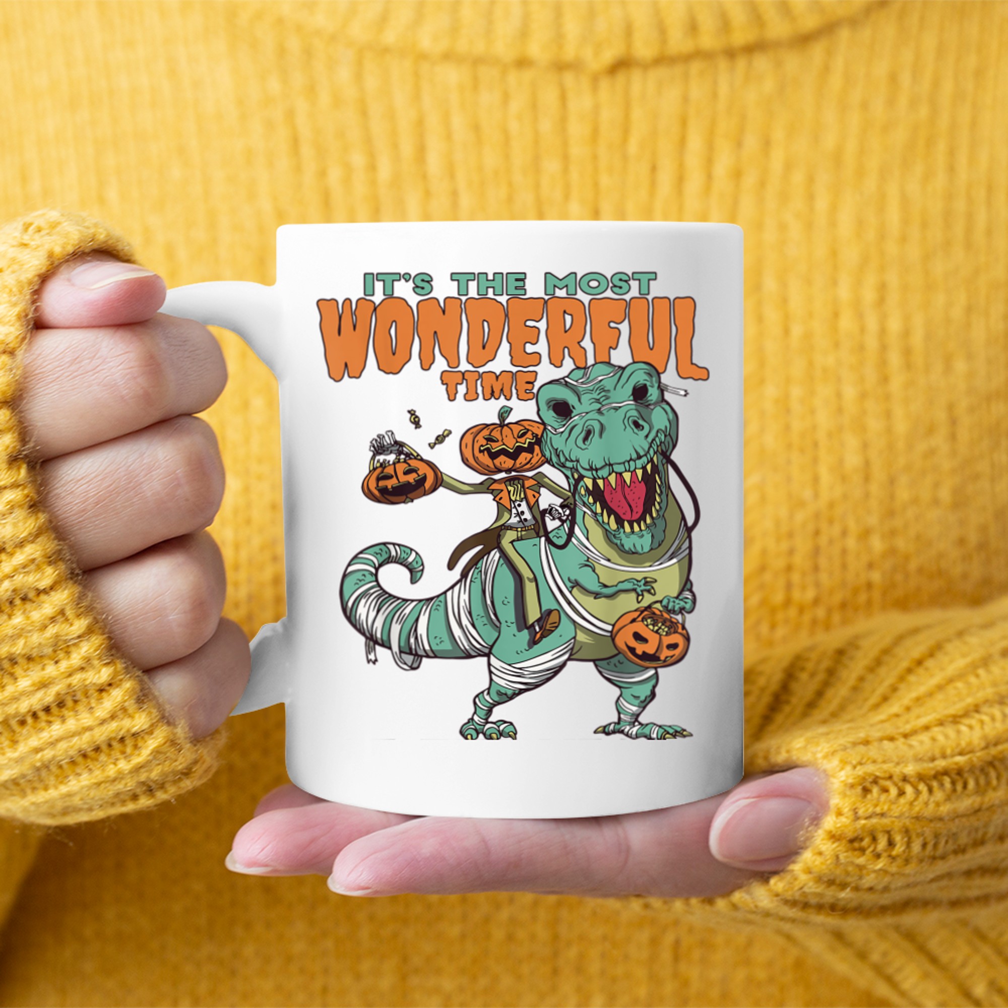 It's The Most Wonderful Time of the Year - Funny Halloween (4) mug white