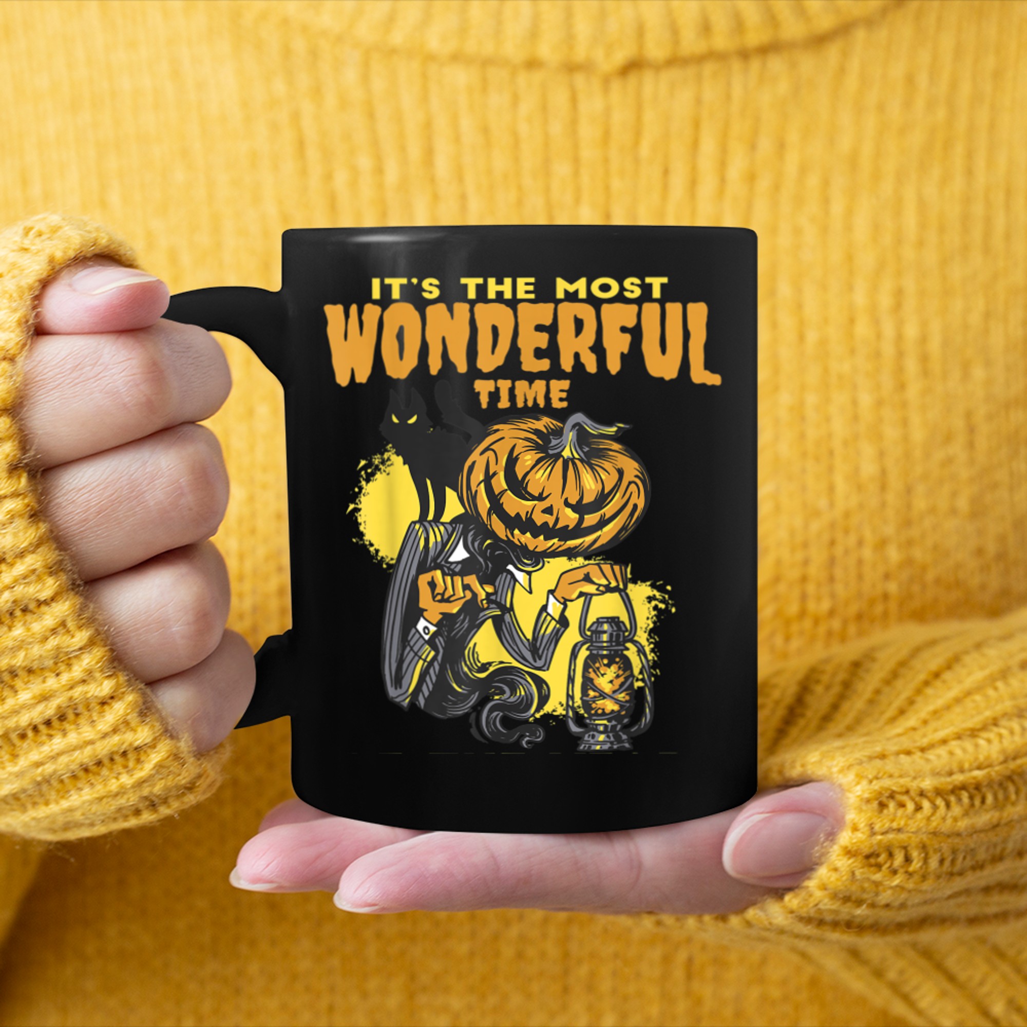 It's The Most Wonderful Time of the Year - Funny Halloween (6) mug black