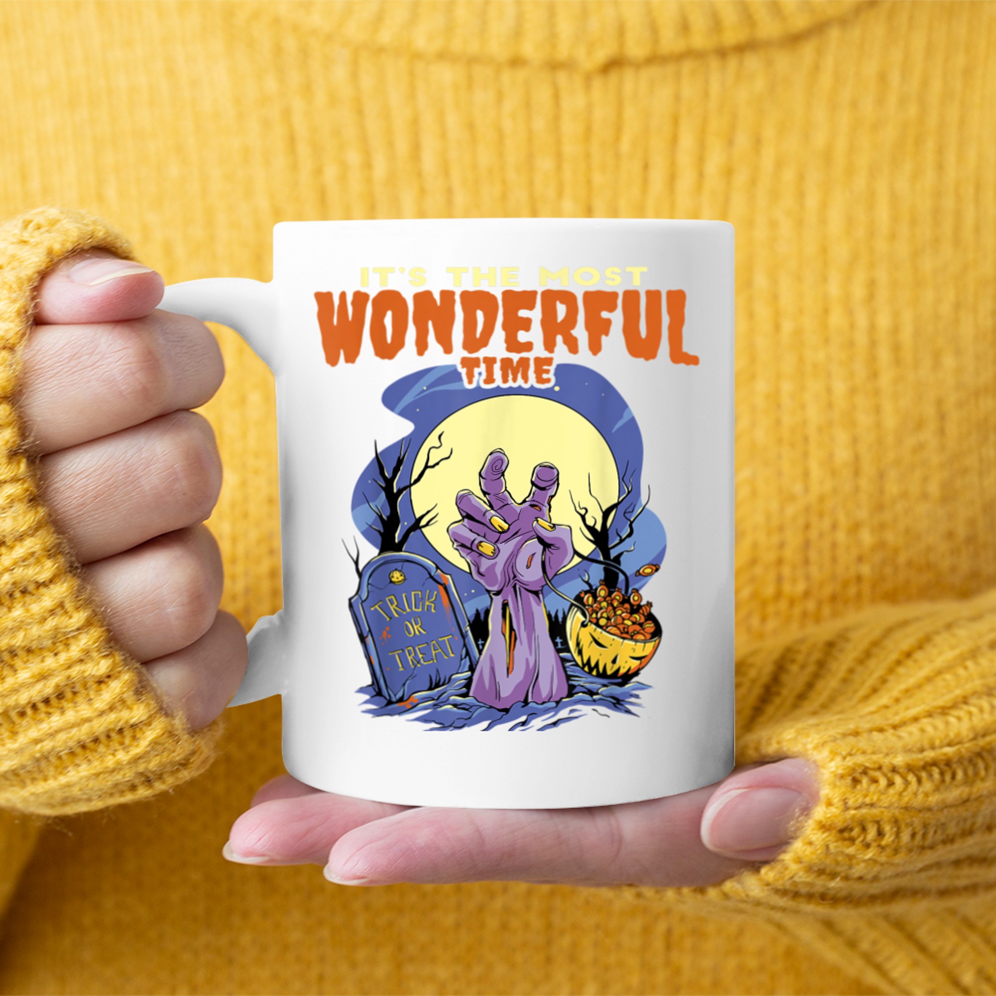 It's The Most Wonderful Time of the Year - Funny Halloween (7) mug white