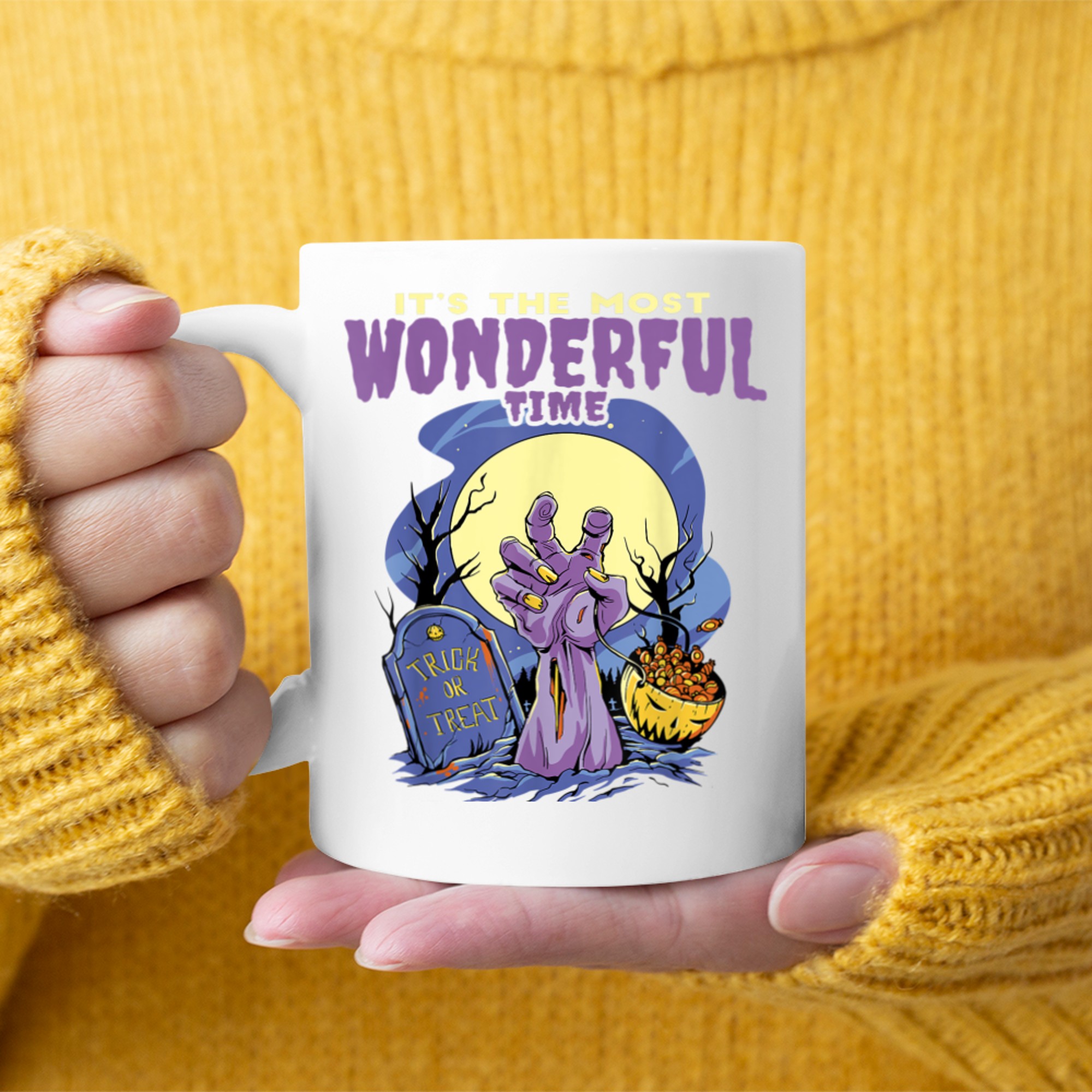 It's The Most Wonderful Time of the Year - Funny Halloween mug white