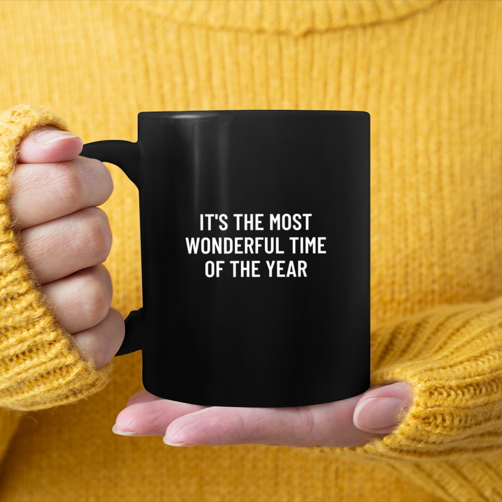 It's the most wonderful time of the year (10) mug black