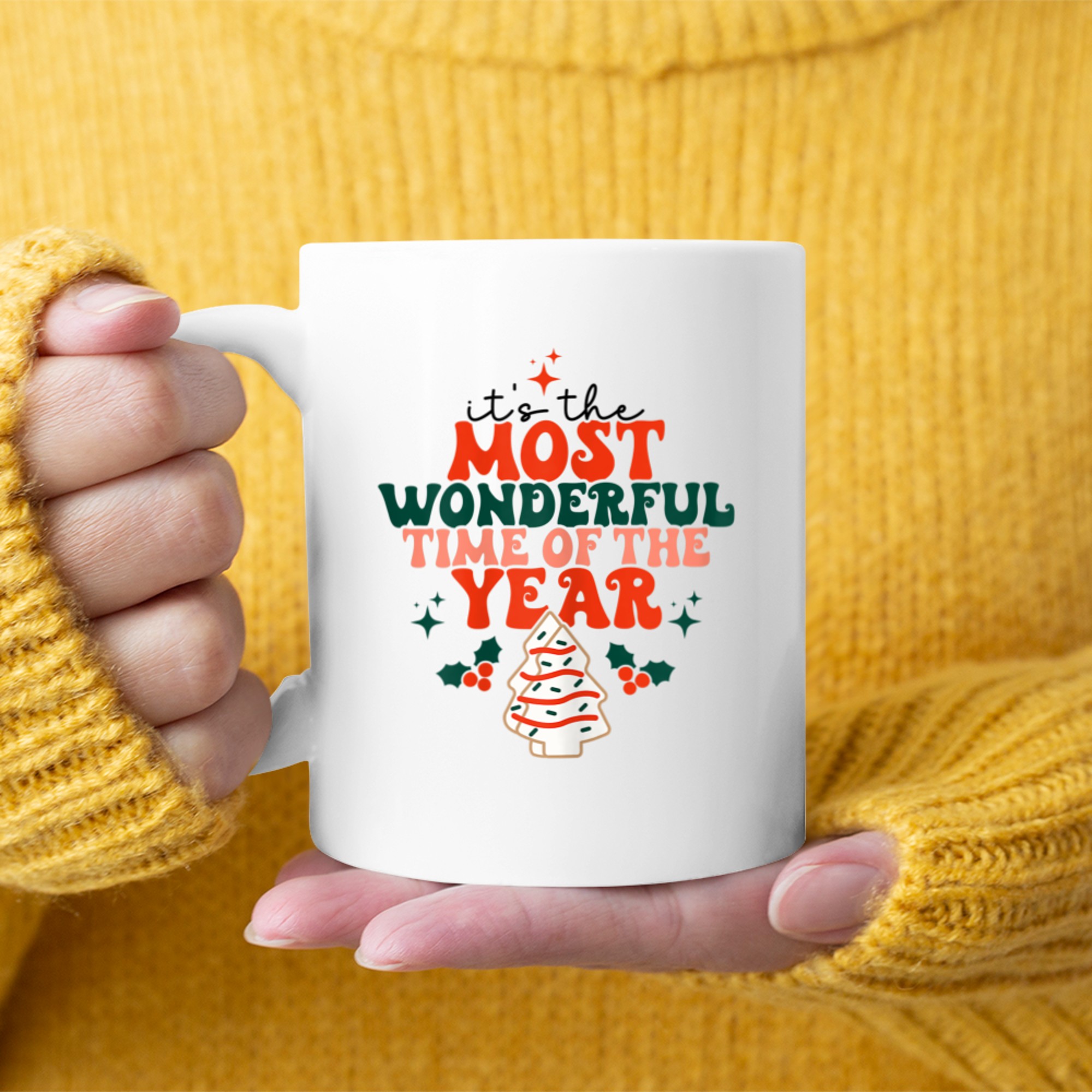 It's The Most Wonderful Time Of The Year Christmas (5) mug white