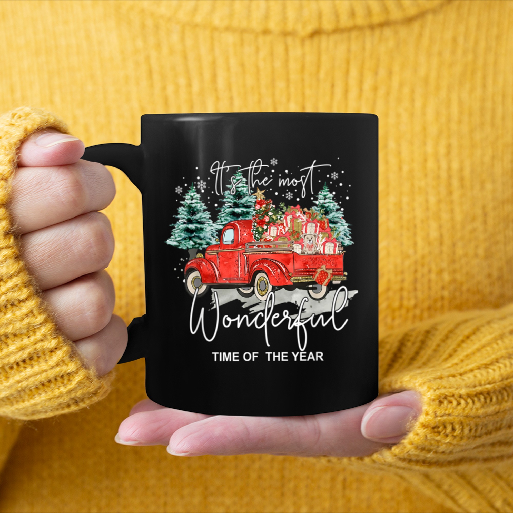 It's The Most Wonderful Time Of The Year Christmas Clothing mug black