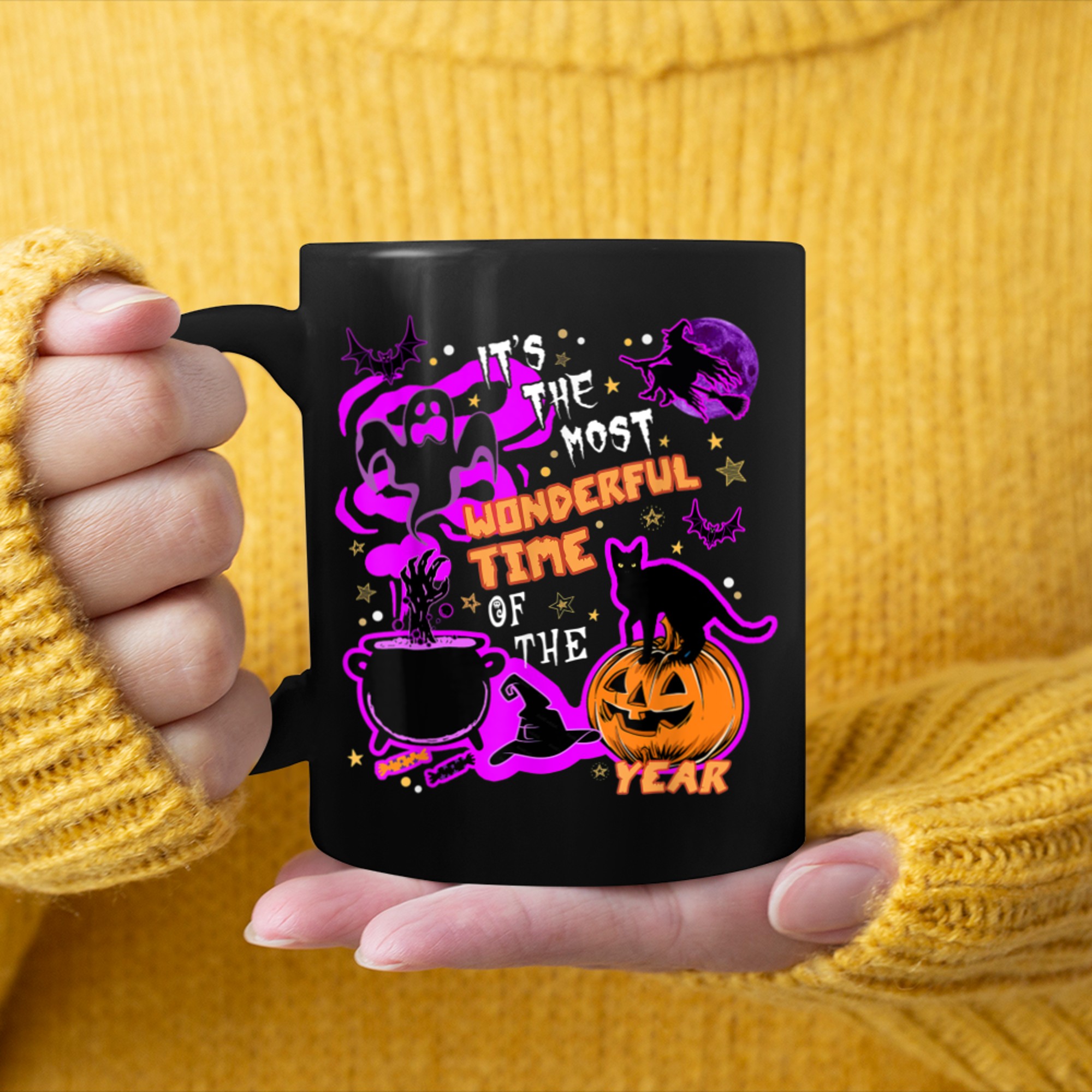 It's The Most Wonderful Time Of The Year Halloween (1) mug black