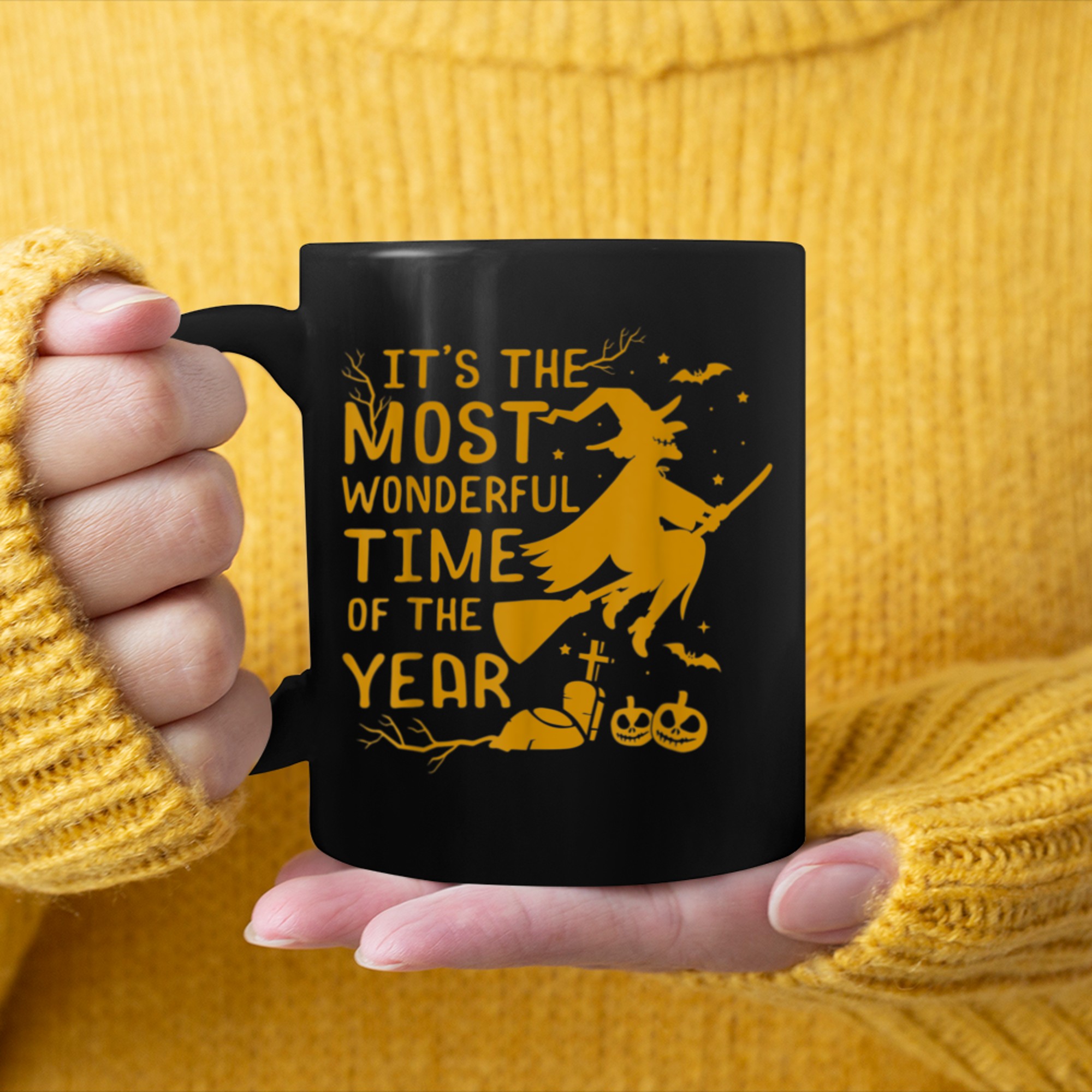 It's The Most Wonderful Time Of The Year Halloween (17) mug black