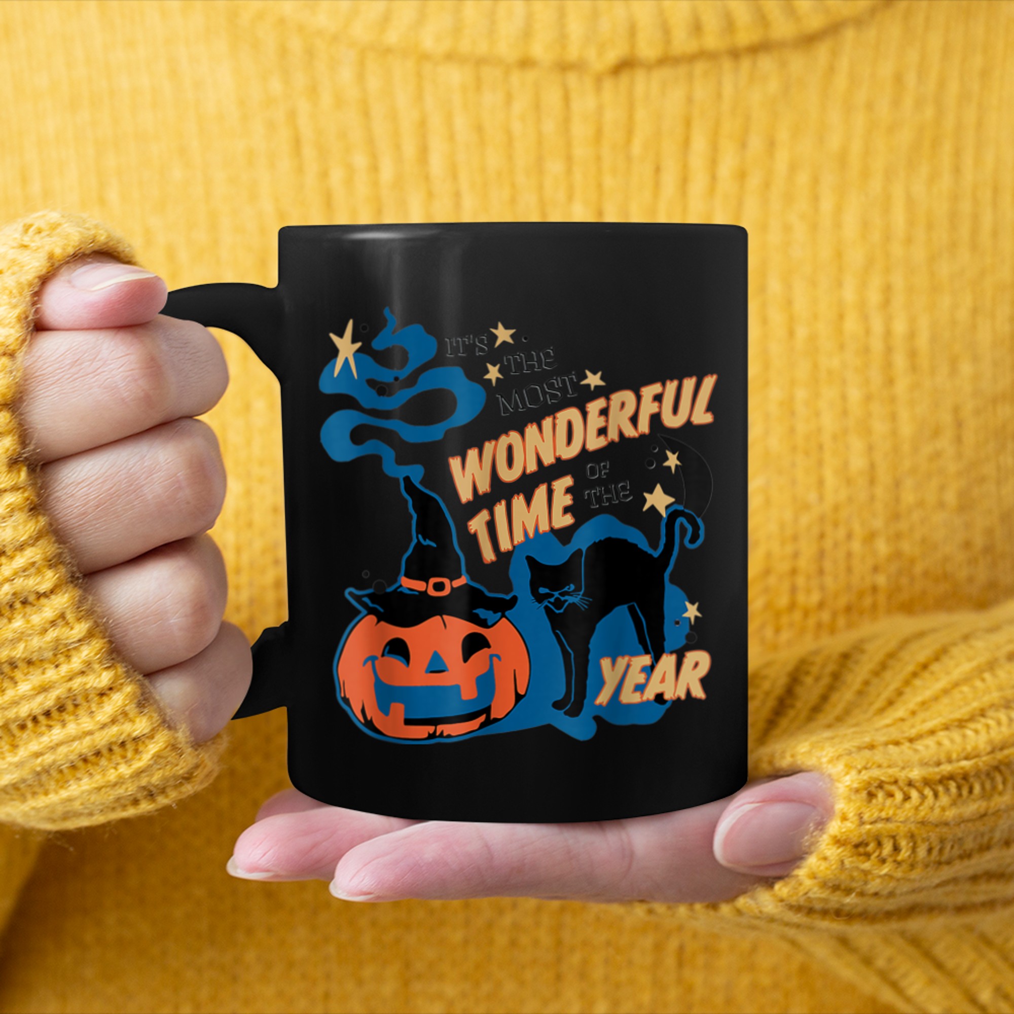 It's the Most Wonderful Time of the Year Halloween (18) mug black