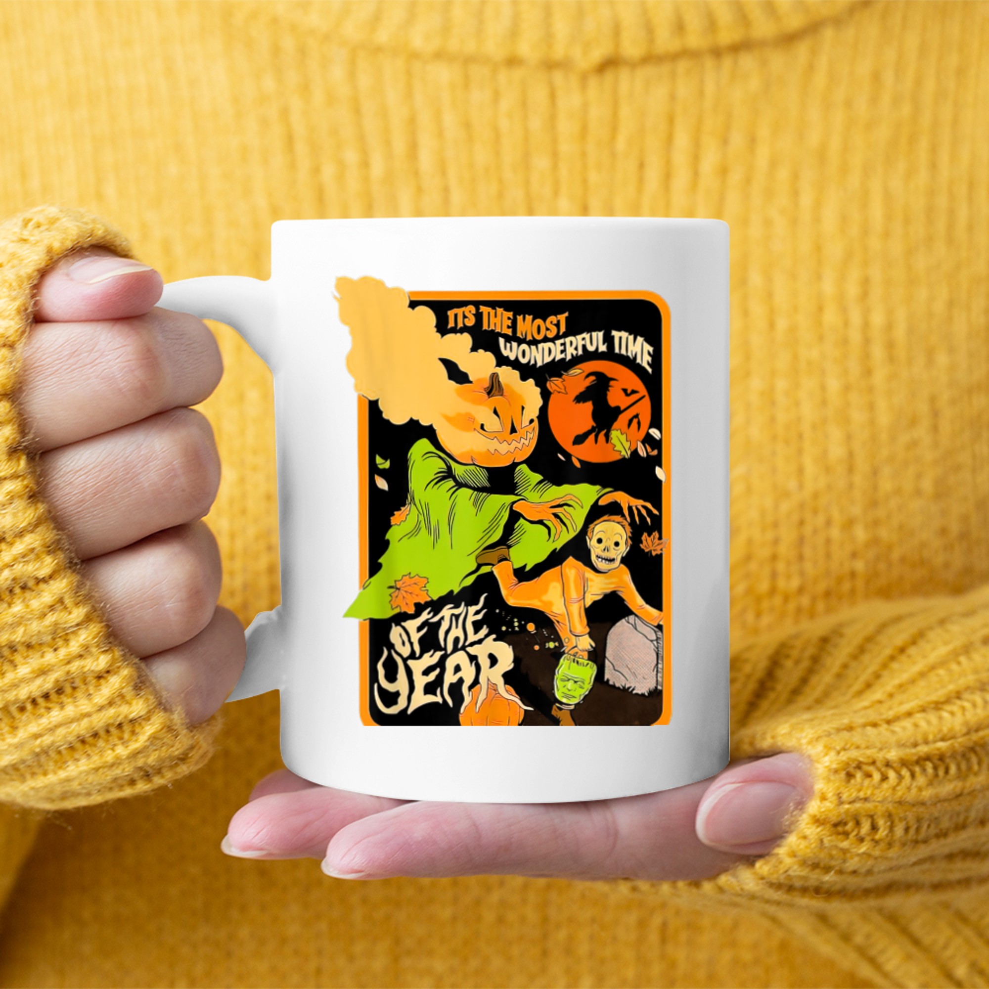 It's the Most Wonderful Time of the Year Halloween (2) mug white