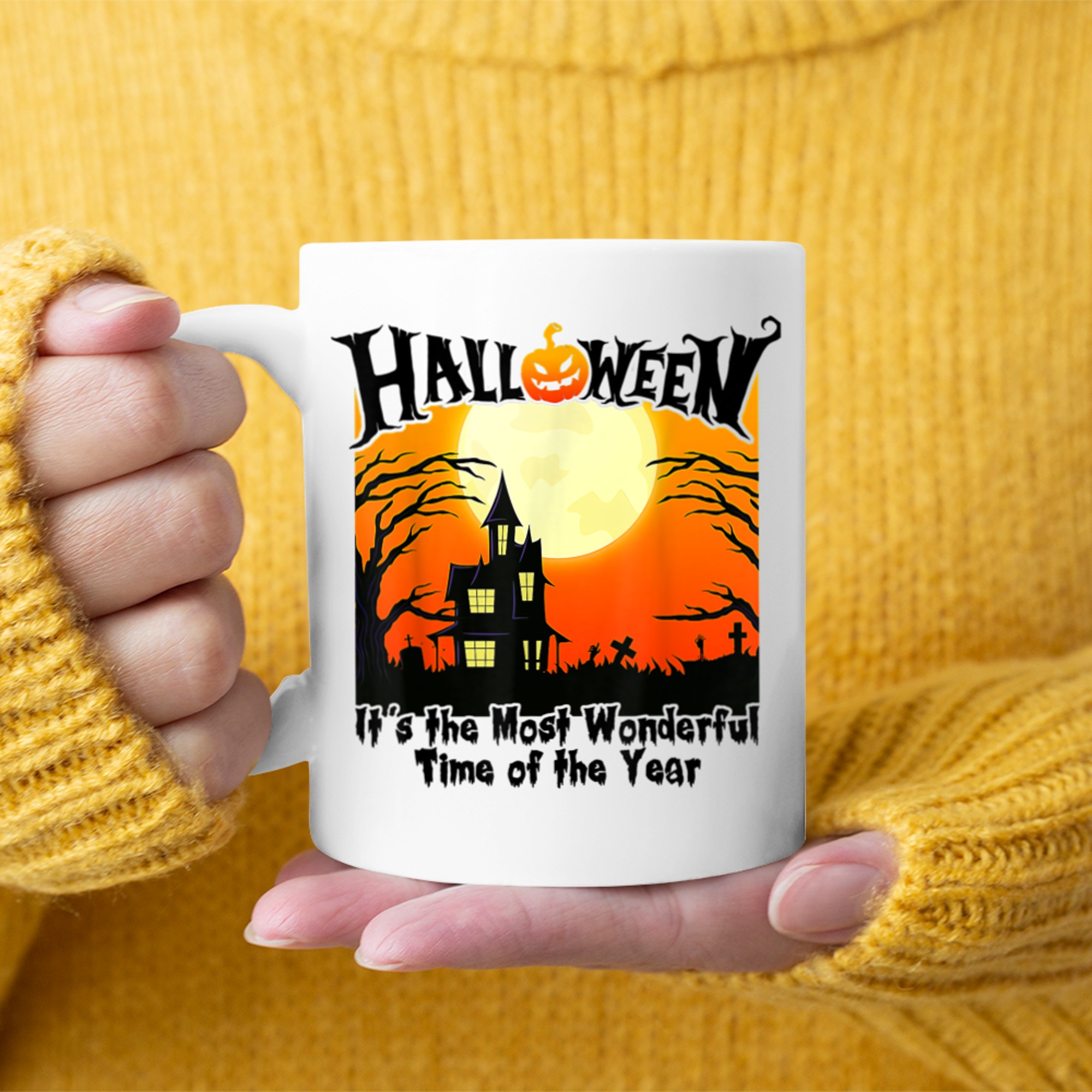 It's the Most Wonderful Time of the Year Halloween (20) mug white