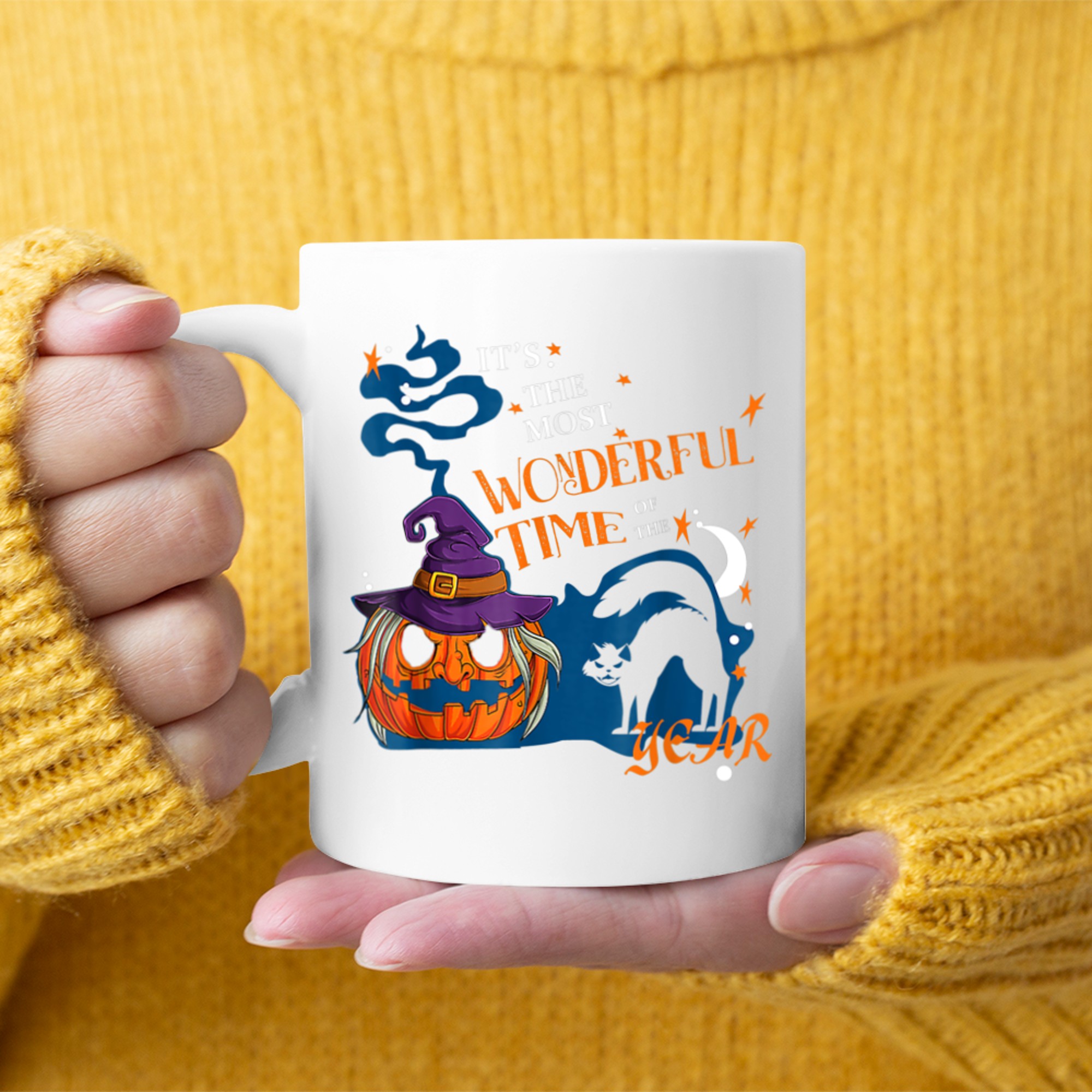 It's the Most Wonderful Time of the Year Halloween 2022 mug white