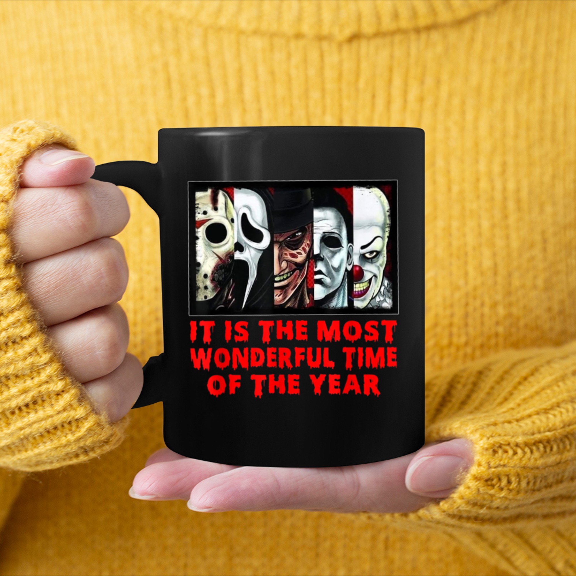 It's the most wonderful time of the year Halloween (4) mug black