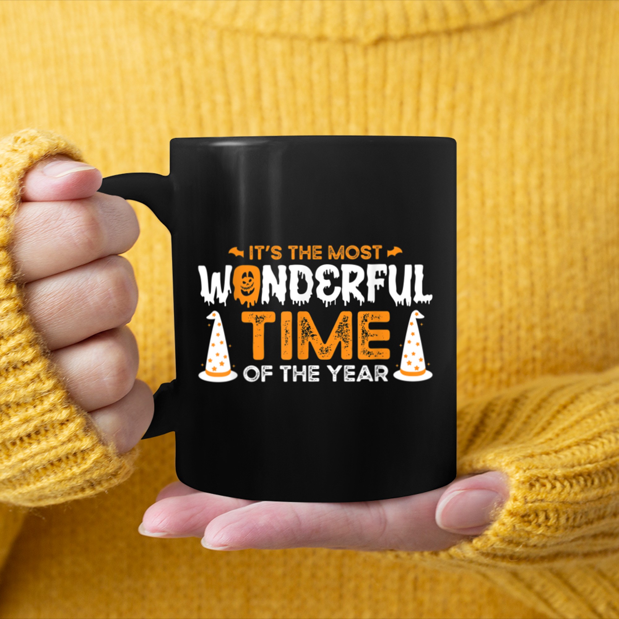 It's the most wonderful time of the year Halloween (7) mug black