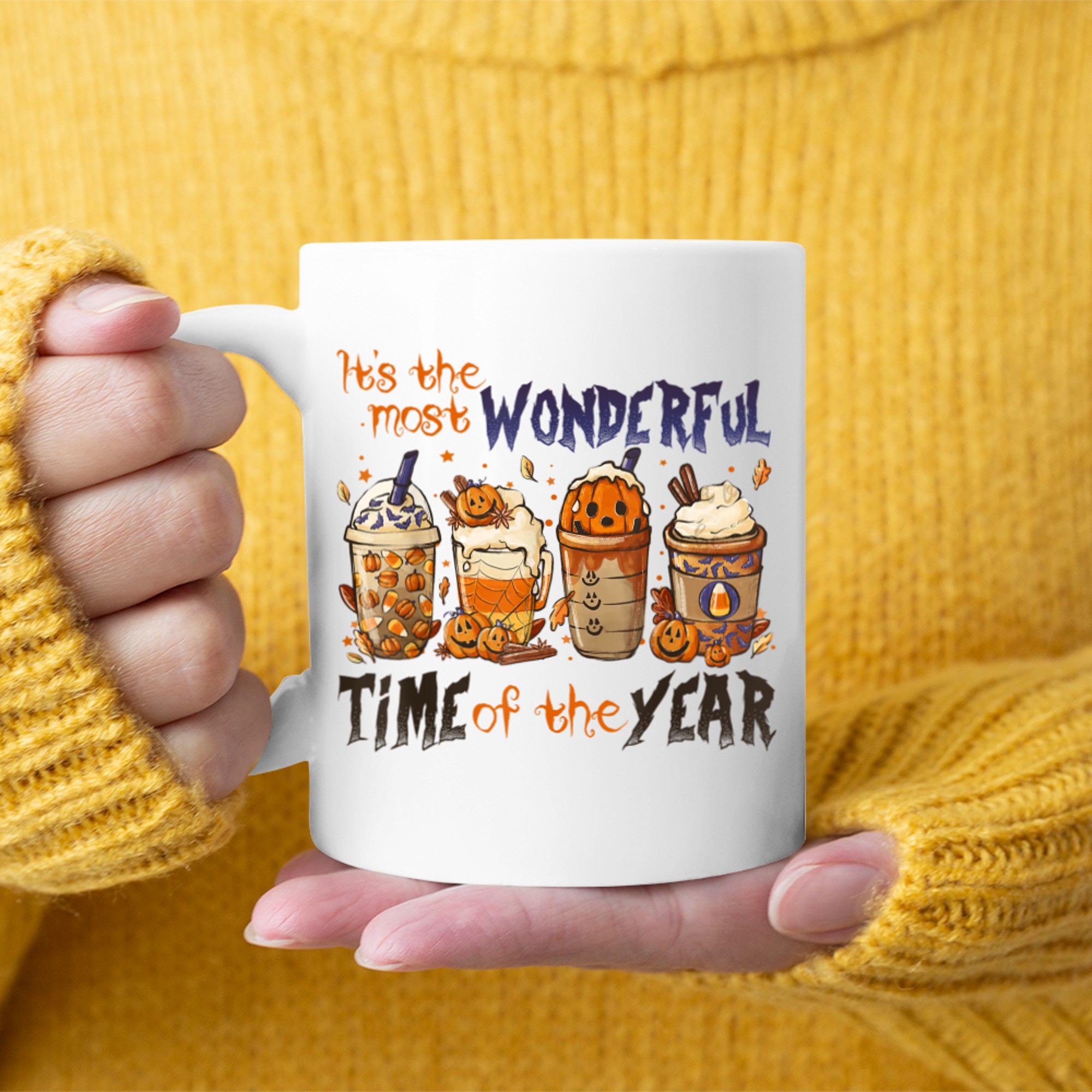 It's The Most Wonderful Time Of The Year Halloween (8) mug white