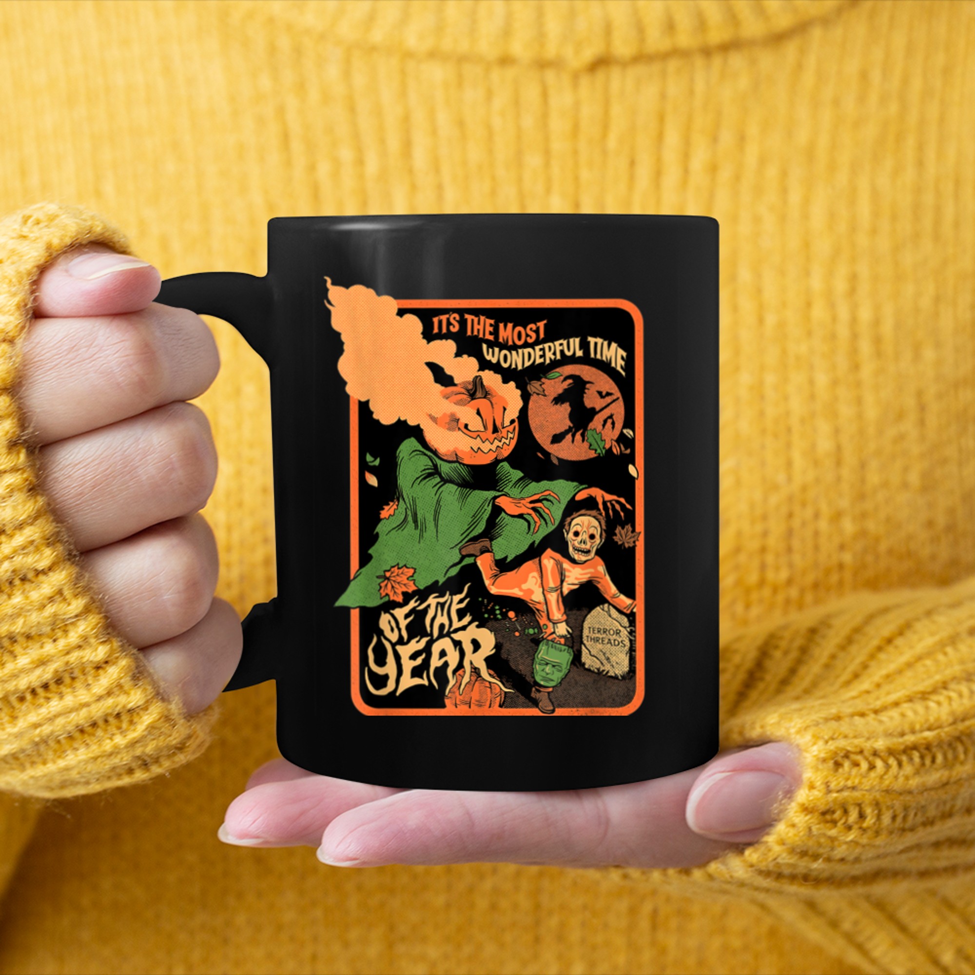 It's The Most Wonderful Time Of The Year Halloween Costume (3) mug black