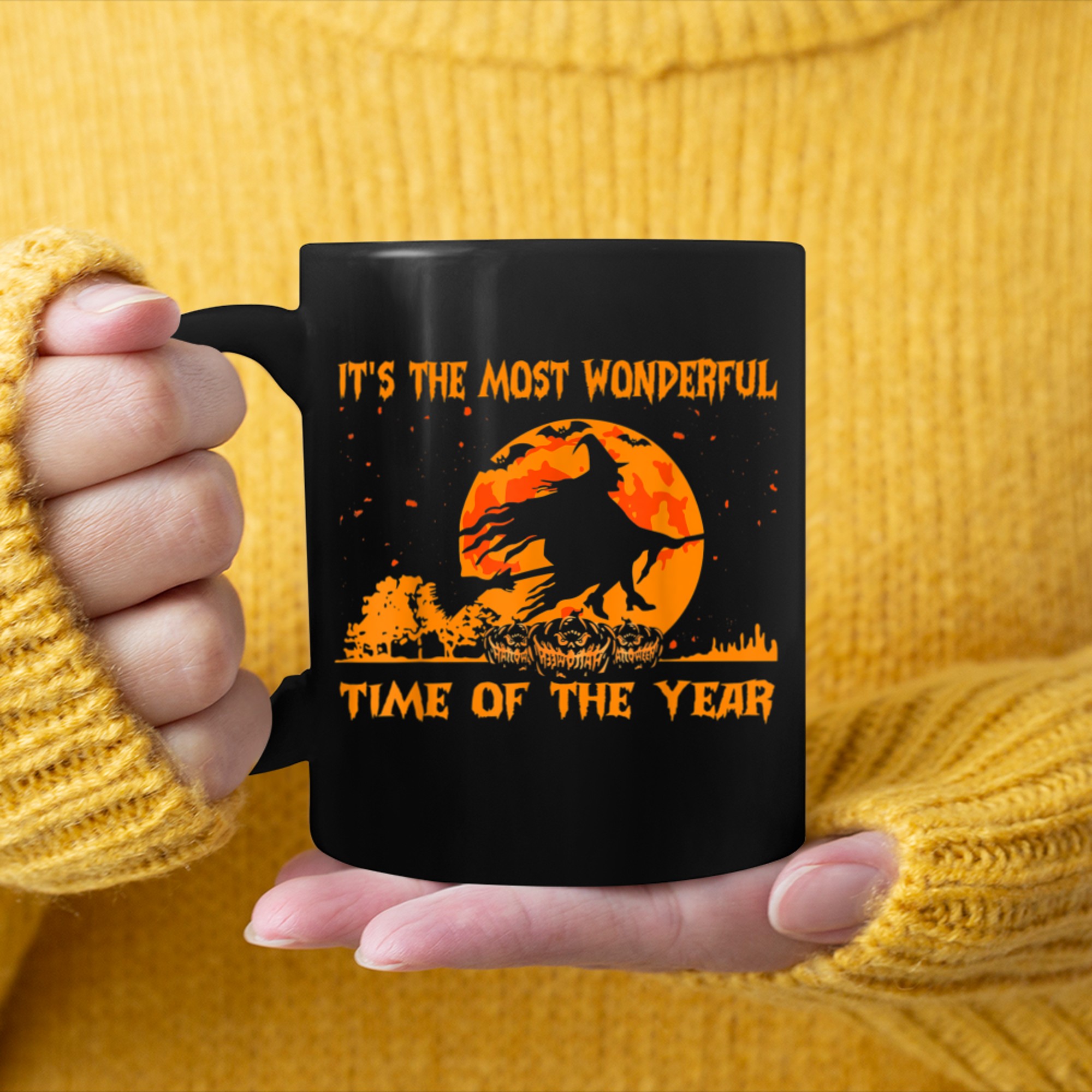 It's The Most Wonderful Time Of The Year Halloween Costume (4) mug black