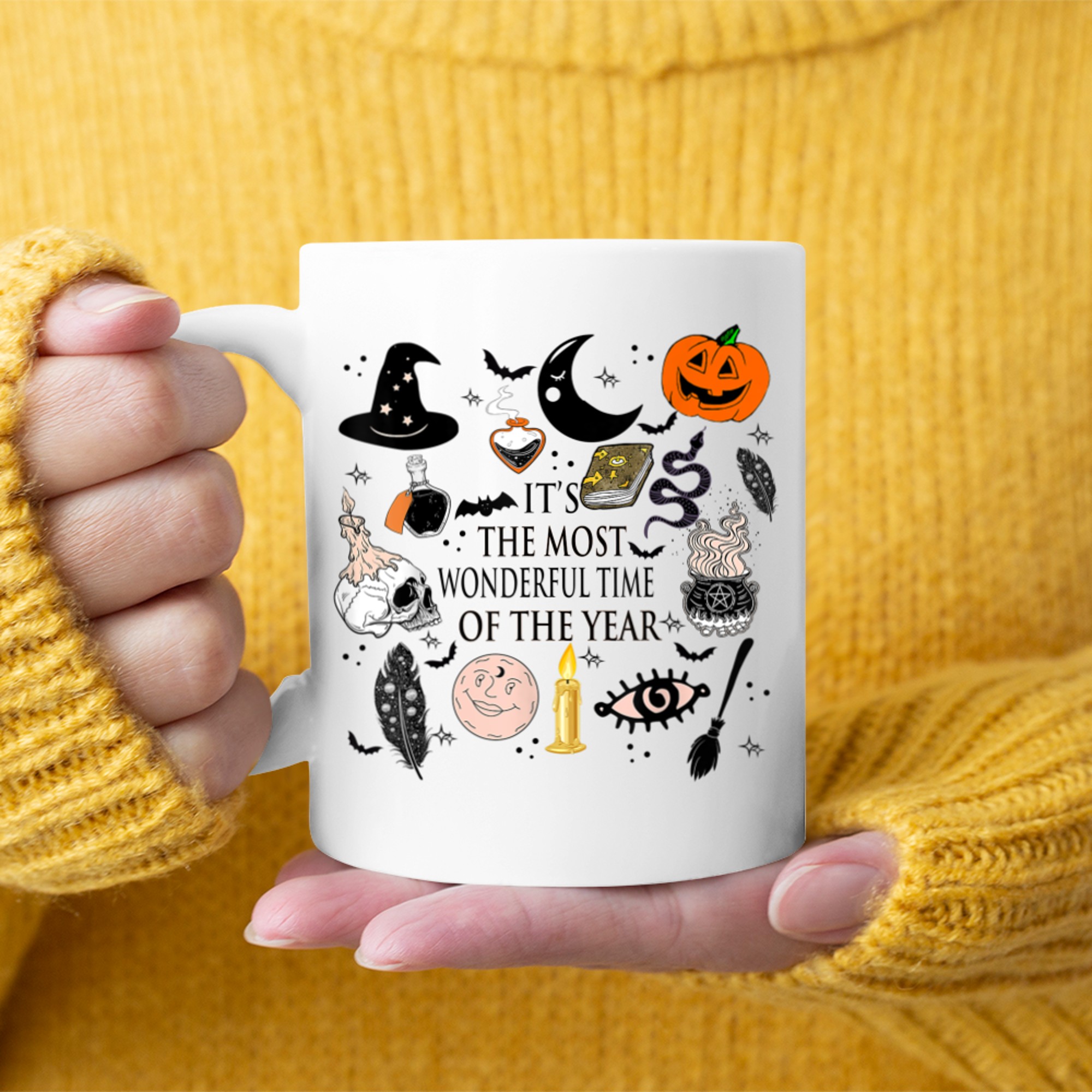 It's The Most Wonderful Time Of The Year Halloween Items mug white