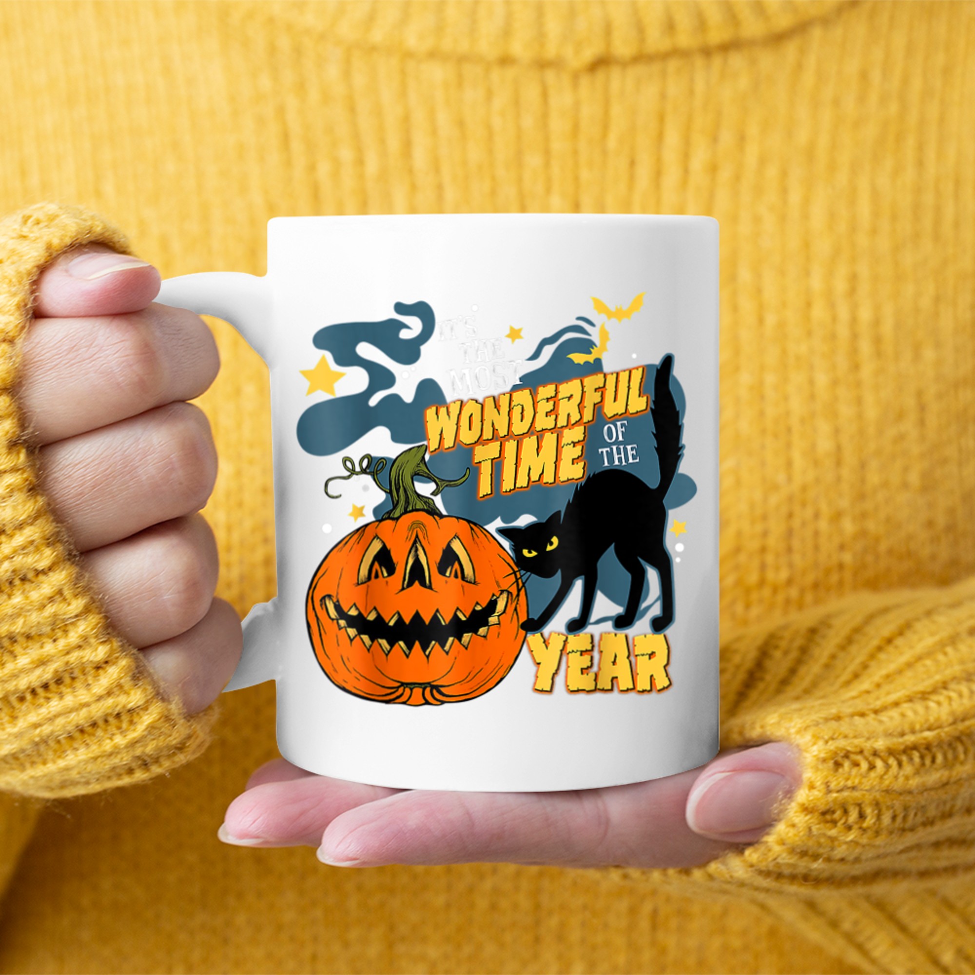 It's the Most Wonderful Time of the Year Halloween Tee (1) mug white