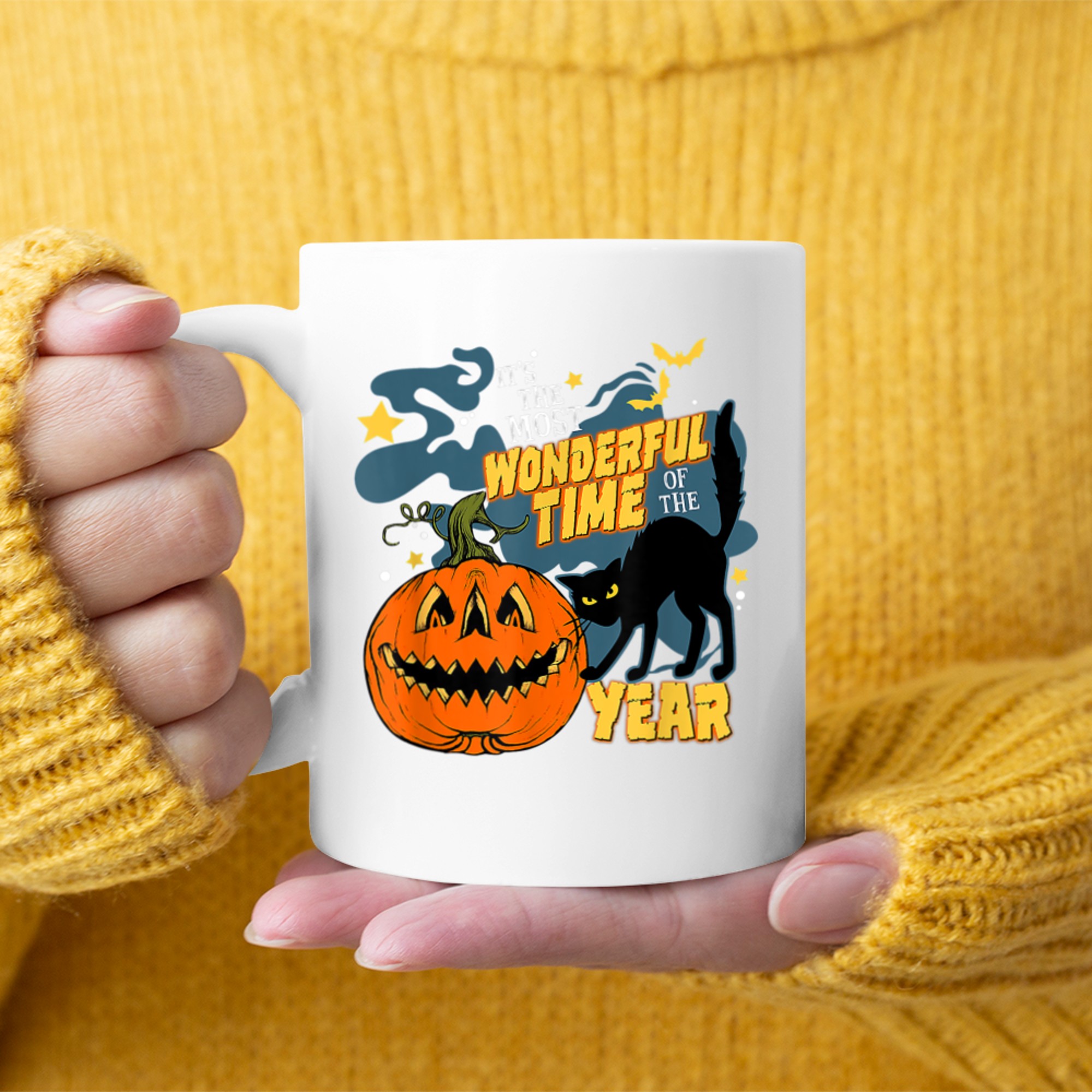 It's The Most Wonderful Time Of The Year Halloween Tee (2) mug white