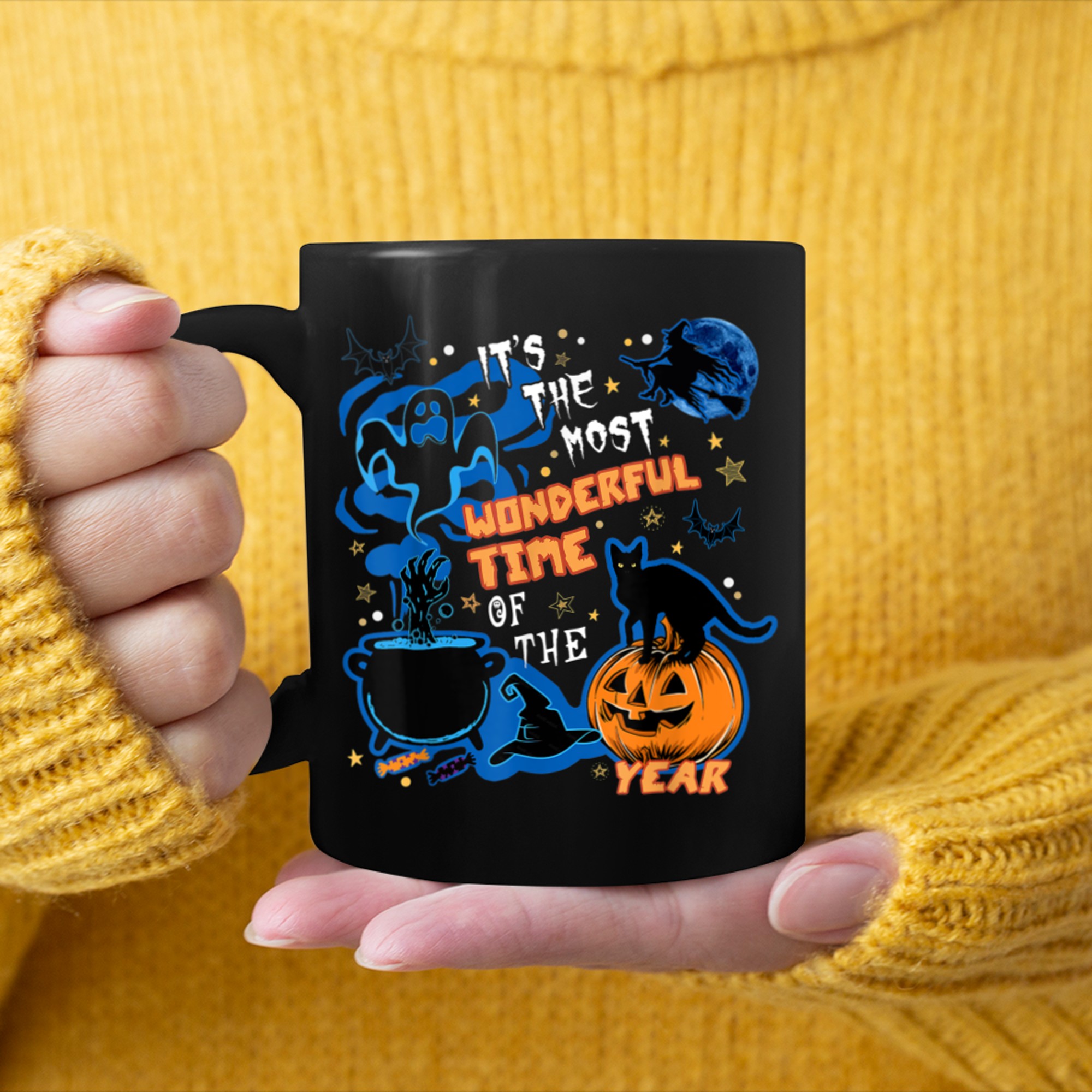 The Most Wonderful Time Of The Year Halloween Costume mug black