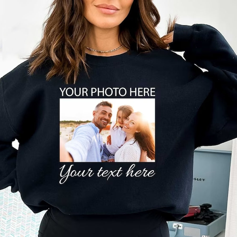 Custom Photo Shirt, Custom Shirt, Custom Picture Tshirt, Birthday Photo Shirt, Holiday Gift, Family Picture Tee