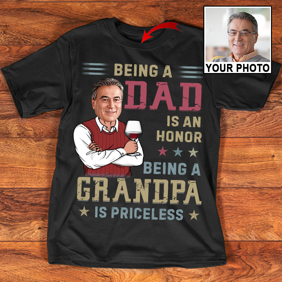 Being a Grandpa is Priceless Shirt, Father's Day Gifts