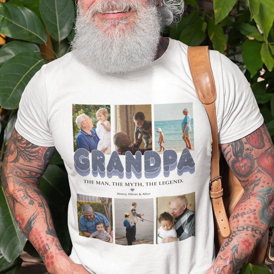 Grandpa The Man The Myth The Legend Shirt, Best Grandpa Shirt, Happy Father's Day Tee