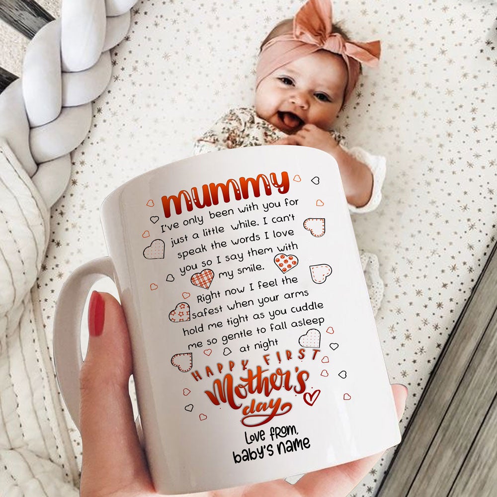 Personalized Mummy Feel The Safest First Mother's Day Mug