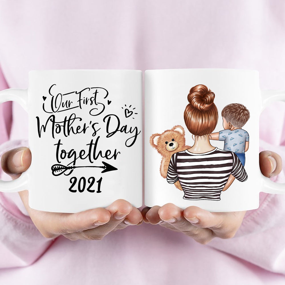 Personalized Our First Mother's Day Together Mug