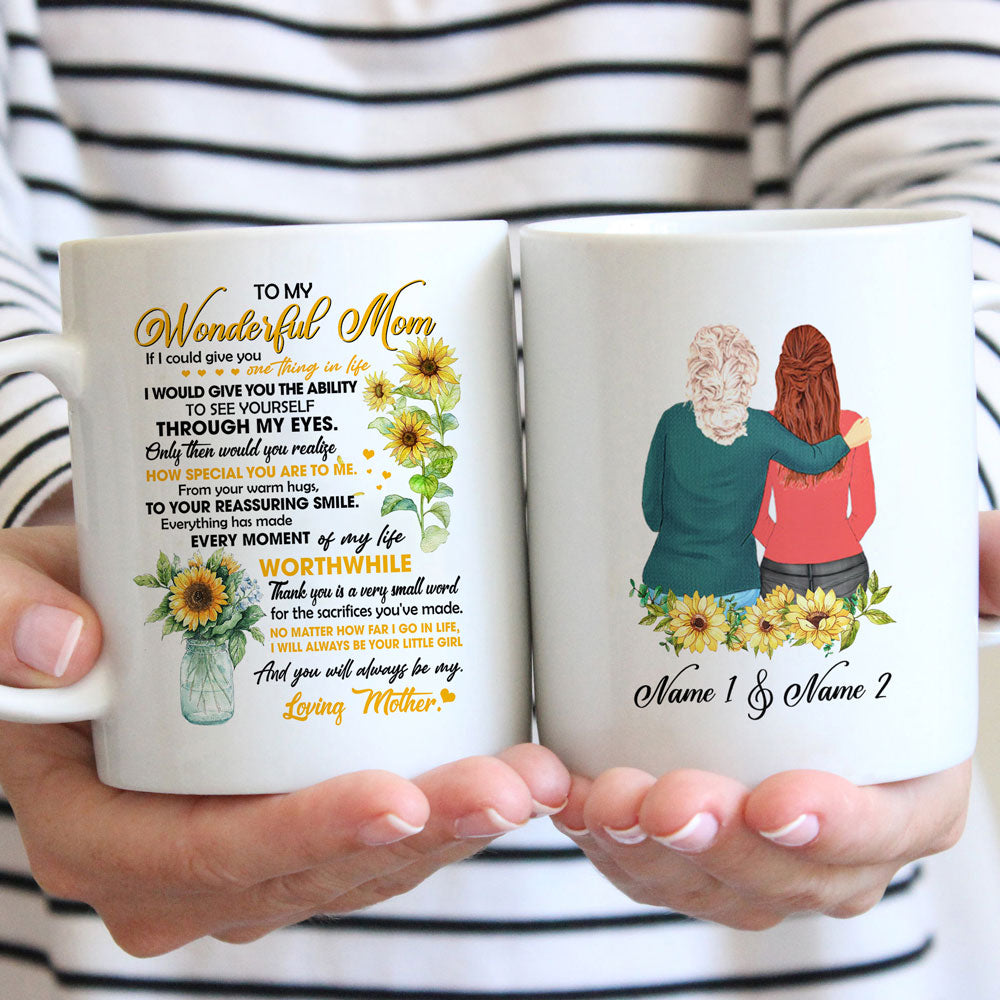 Personalized Your Reassuring Smile Mug Gift For Mom From Daughter