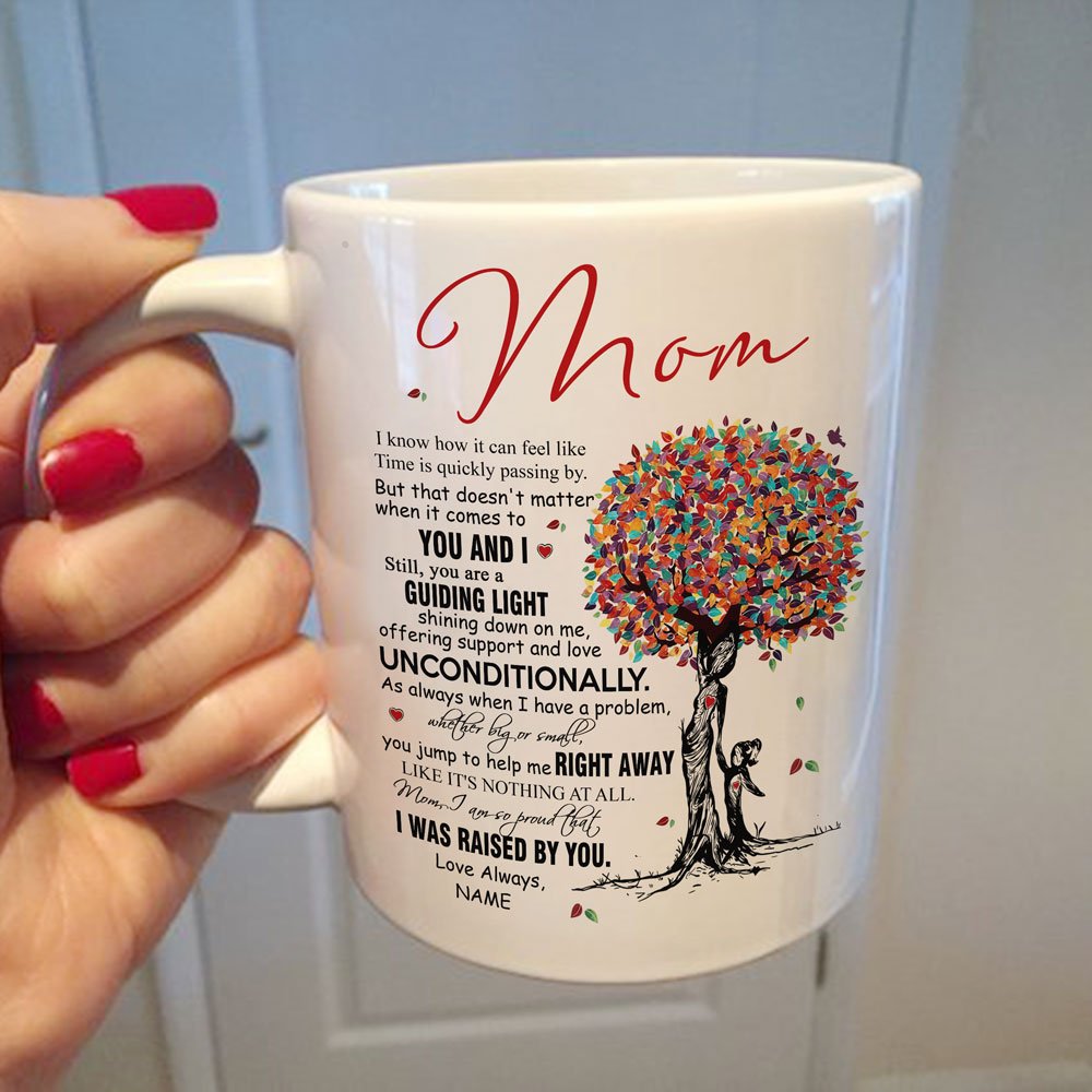 Personalized Time Passing By Mom Mug From Daughter