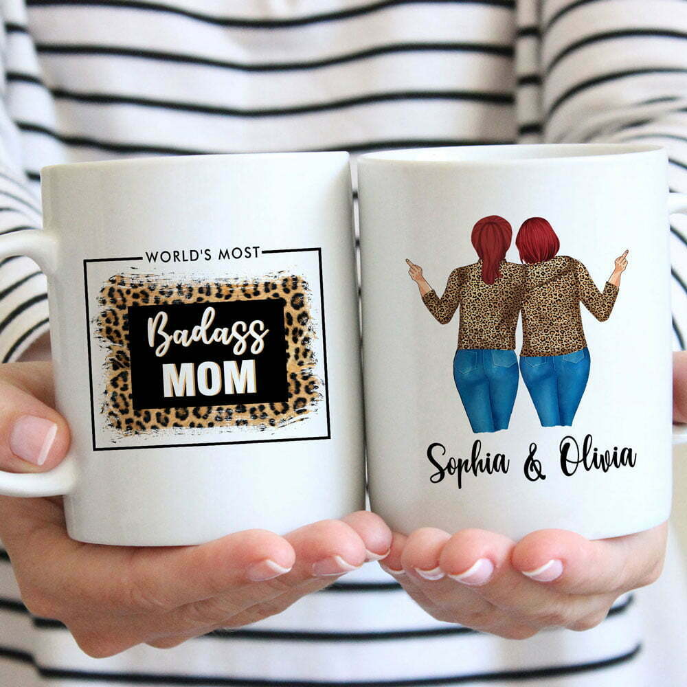 World's Most Badass Mum Mugs Personalized Gift For Mom