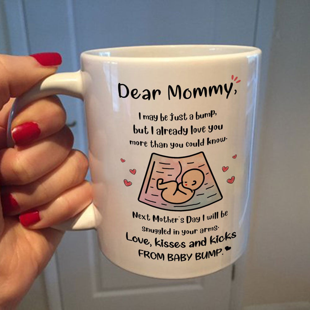 Mother's Day Gift For Mom To Be Dear Mommy I Love You Mug