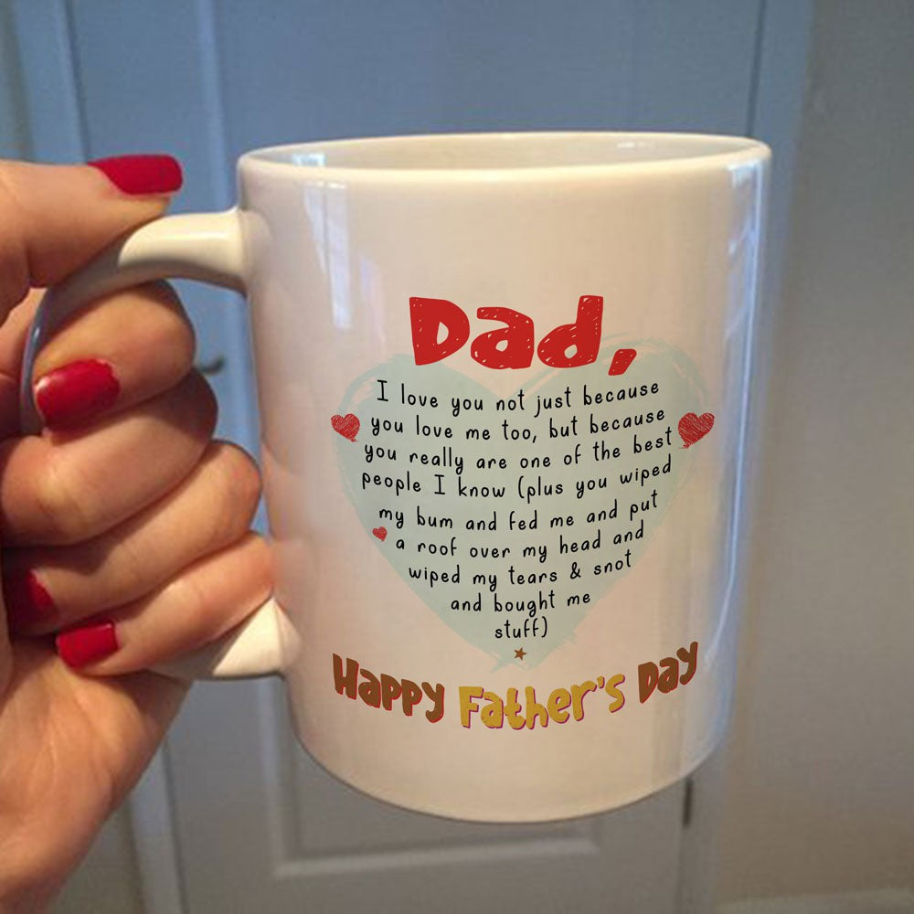 Funny Father's Day Gift For Dad Mug The Best People Mug