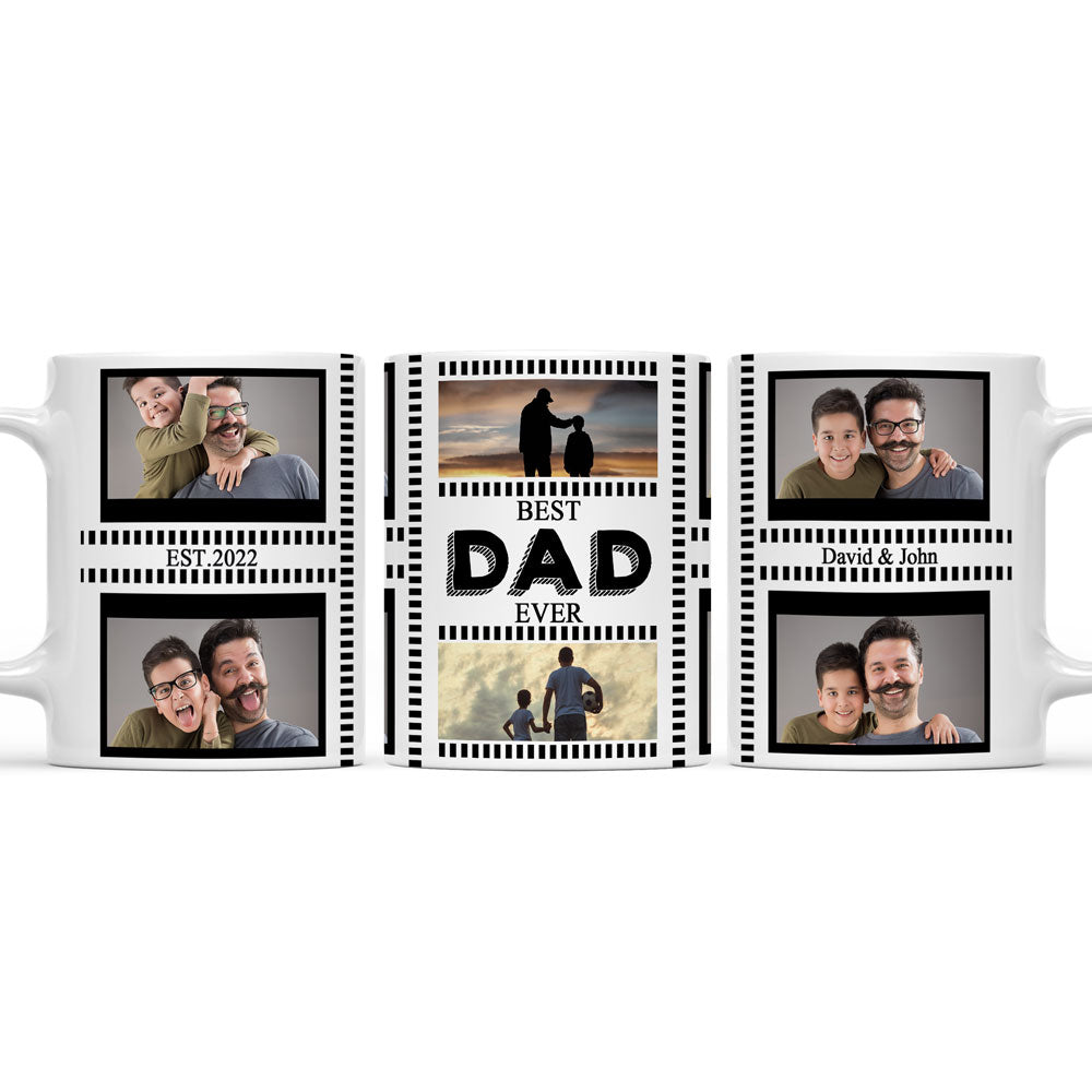 Best Dad Ever Mugs Personalized Gift For Dad