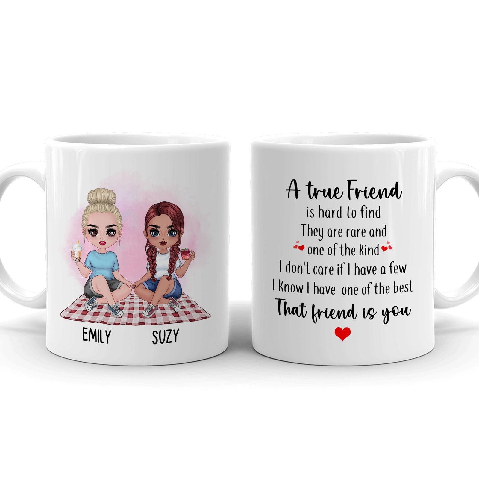 Bestfriend, Mug from Bestfriend, A True Friend Mug, Personalized Bestfriend Mug