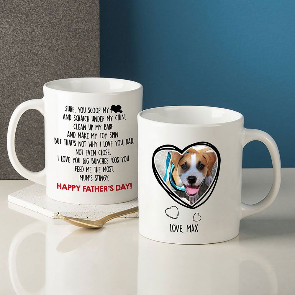 Personalized Father's Day Gift For Dog Dad Why I Love You Dad Mug